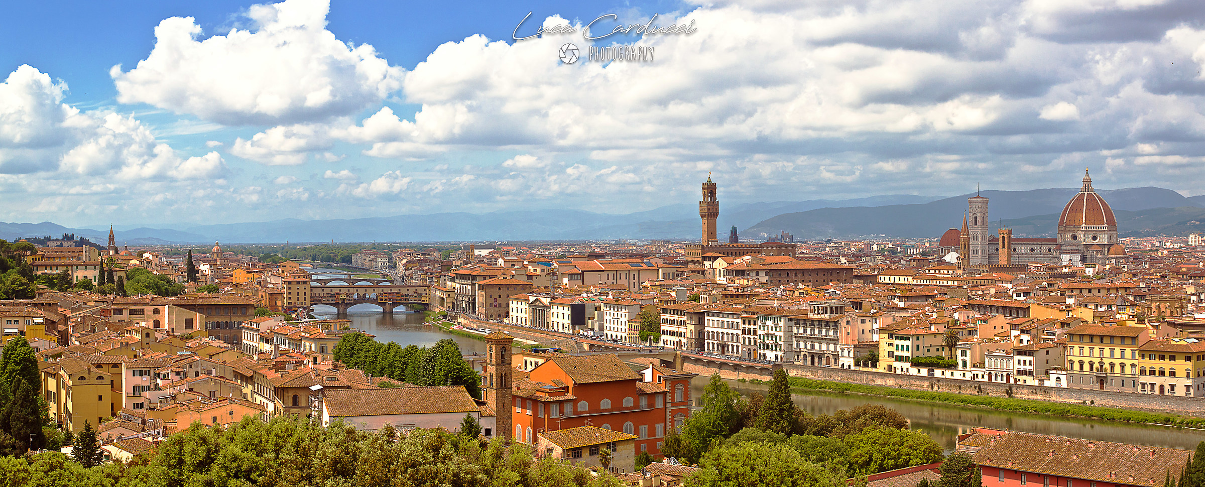 Vista su Firenze