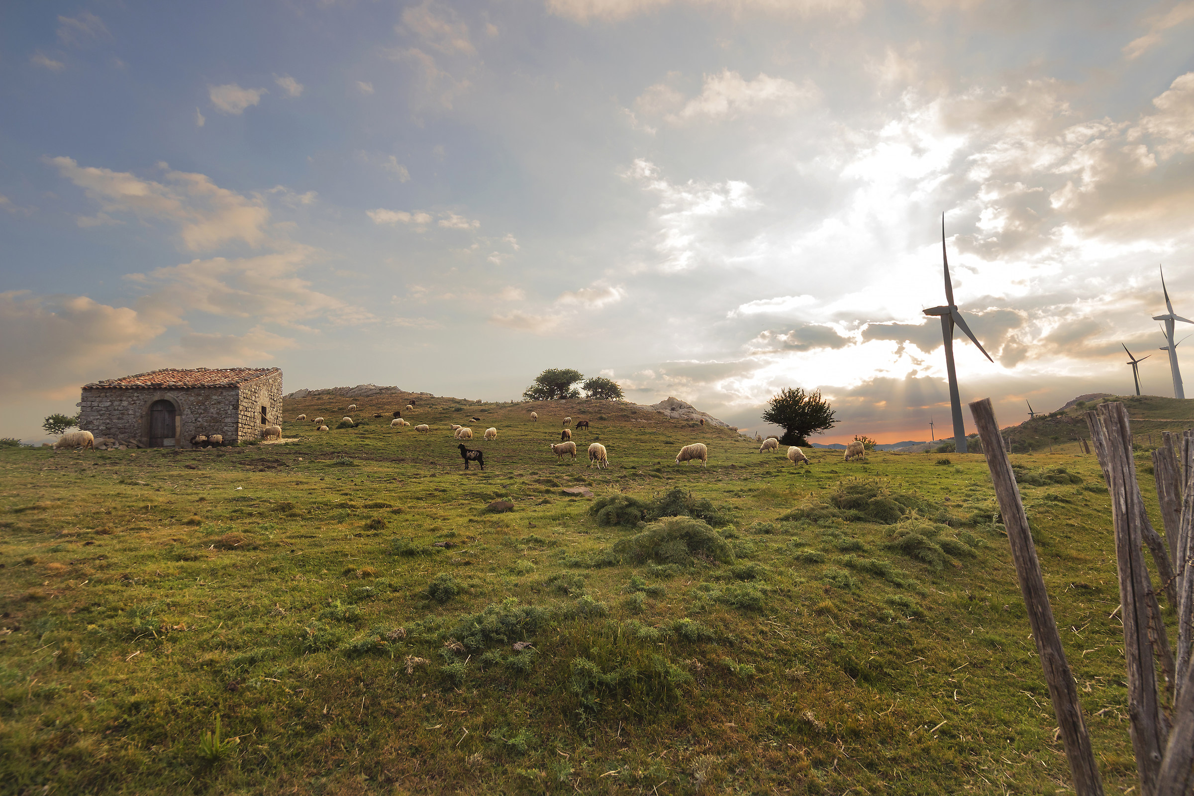 Tramonto sui Nebrodi