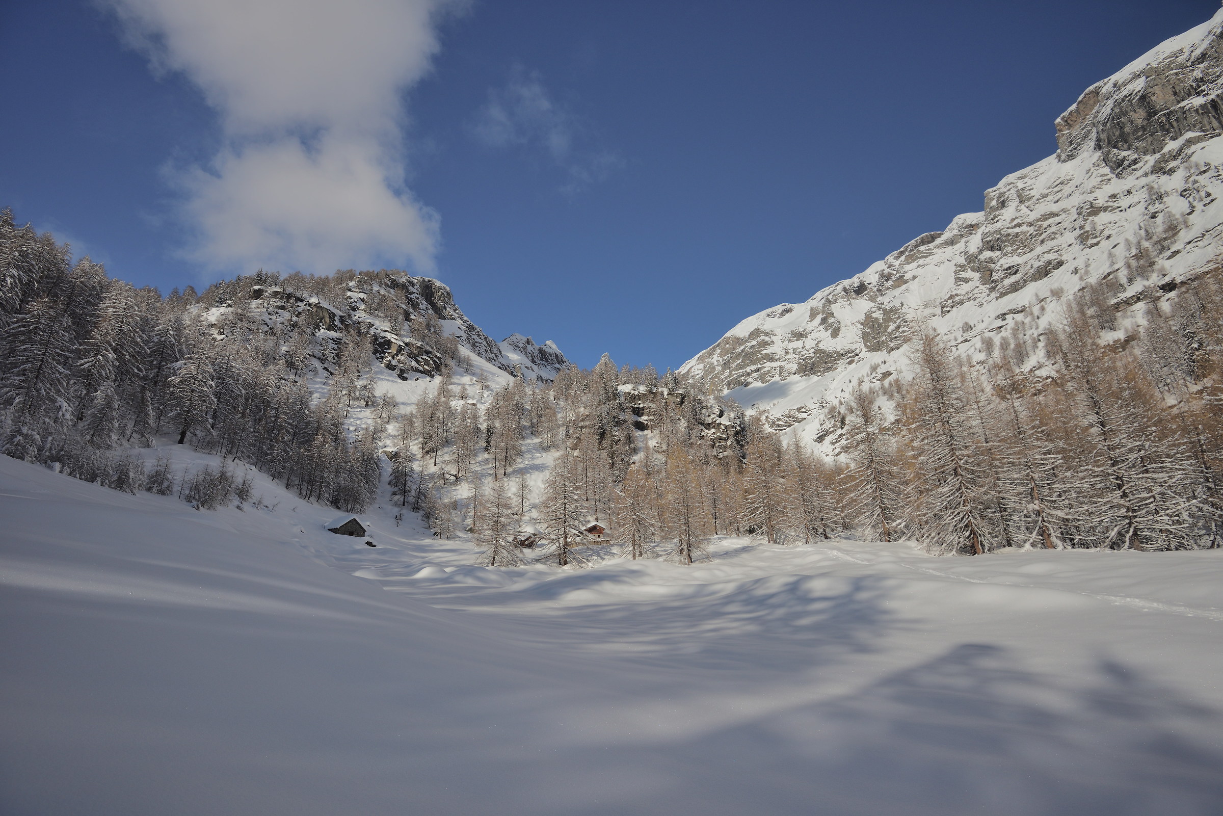 the basin of the Alpe Solcio