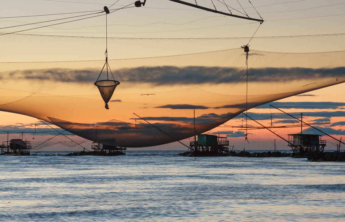 Il tramonto nella rete ...