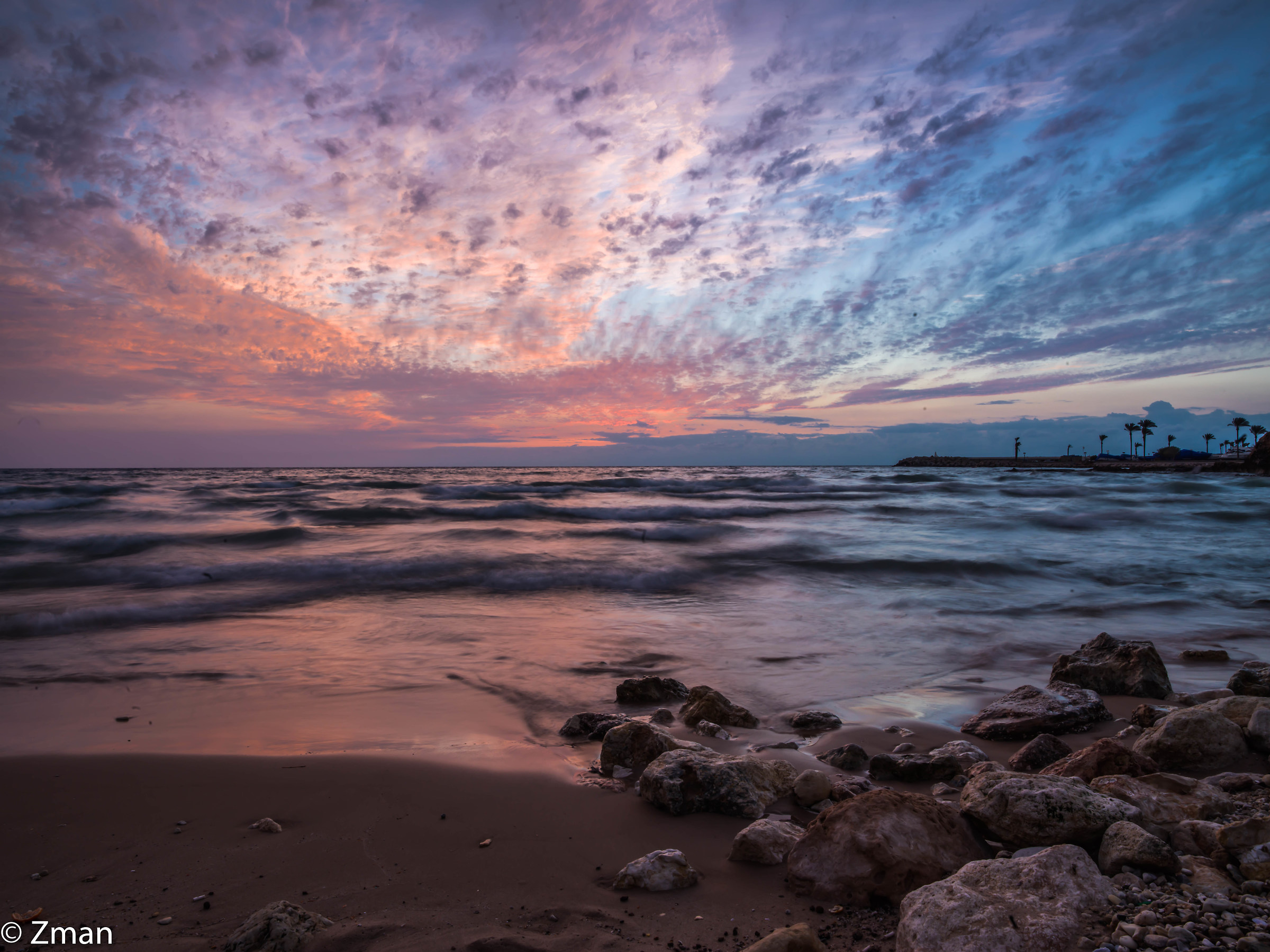 Tramonto sulla spiaggia di White Sands