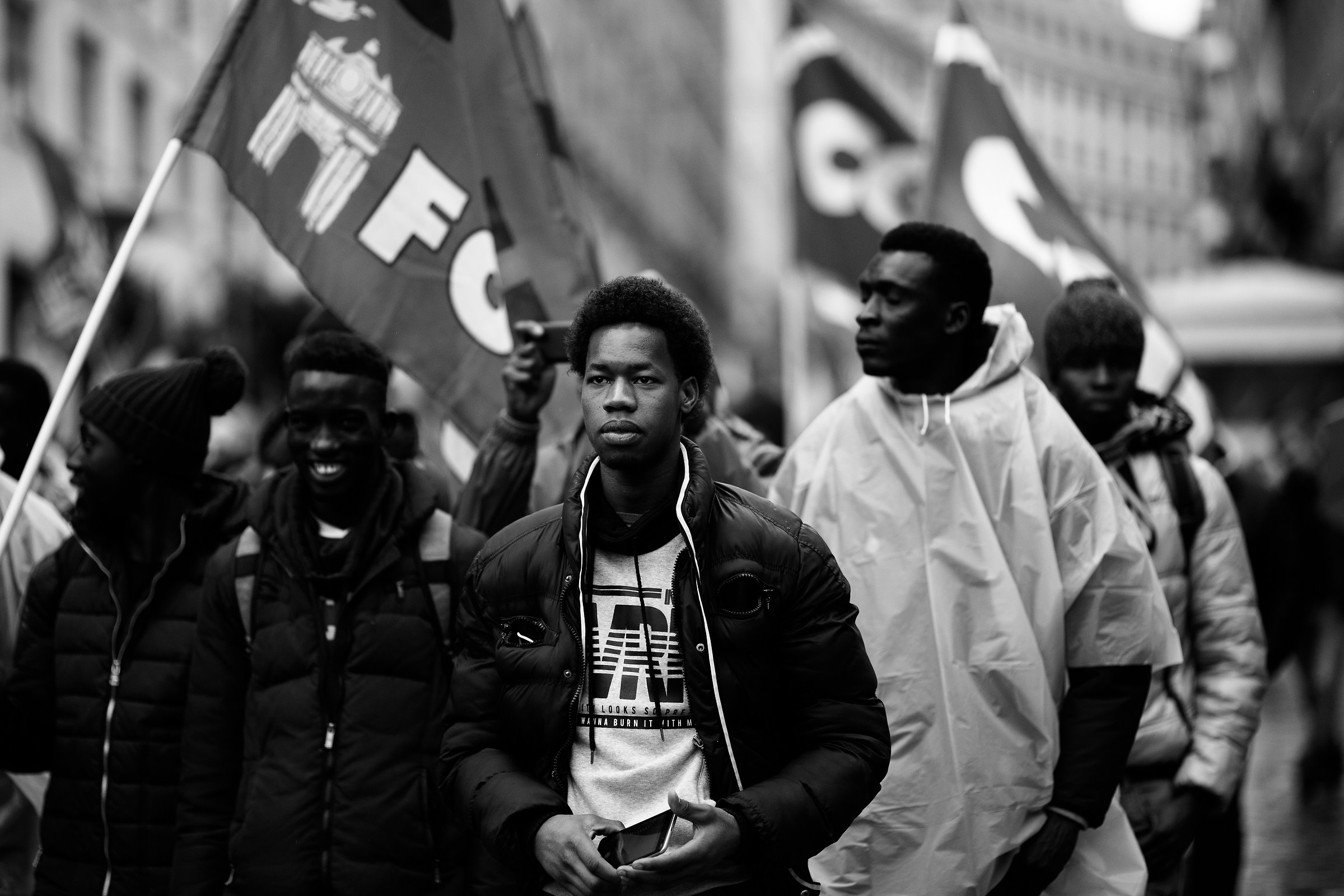 looks like a march from Selma to Montgomery of 1965