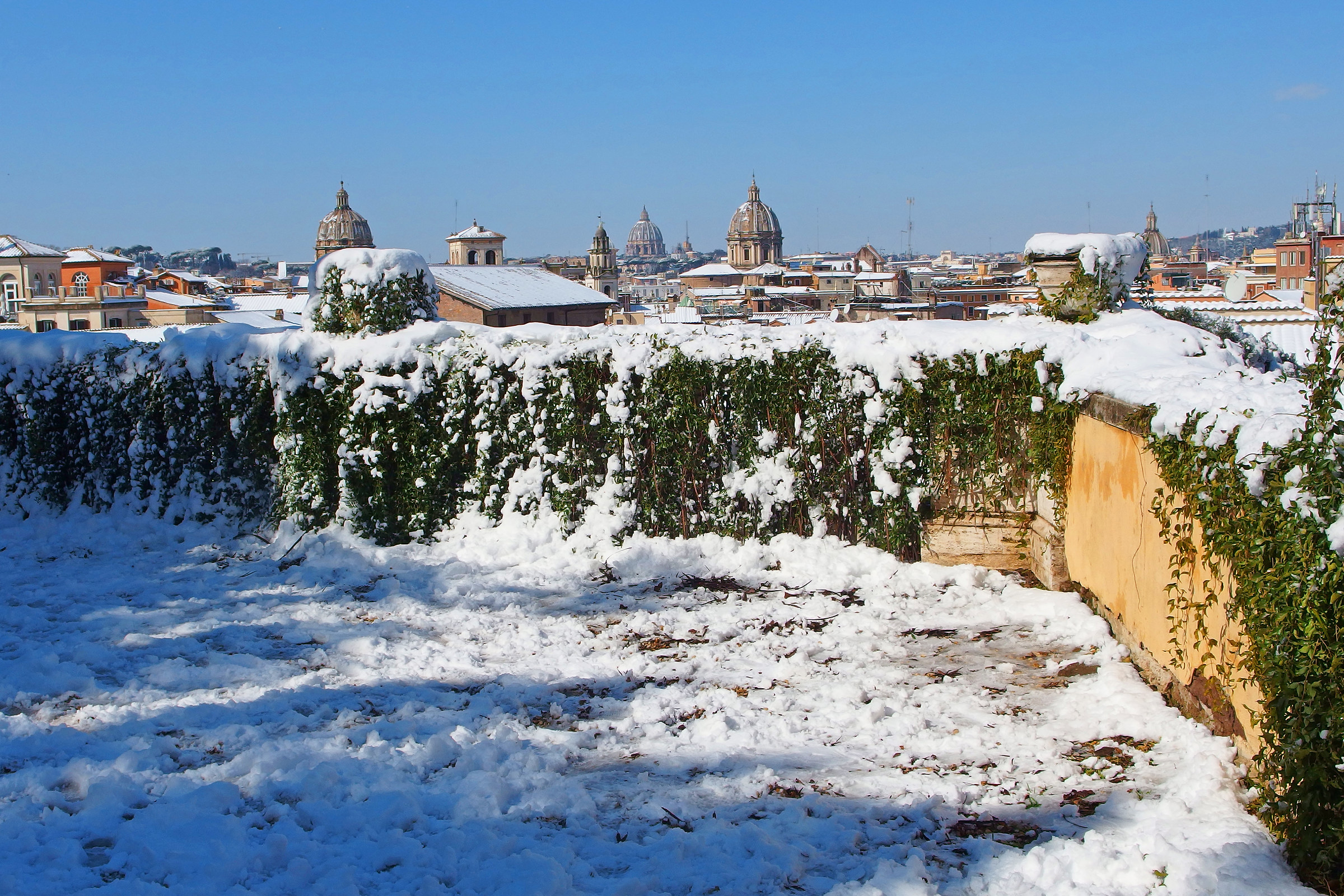 Snowy Rome