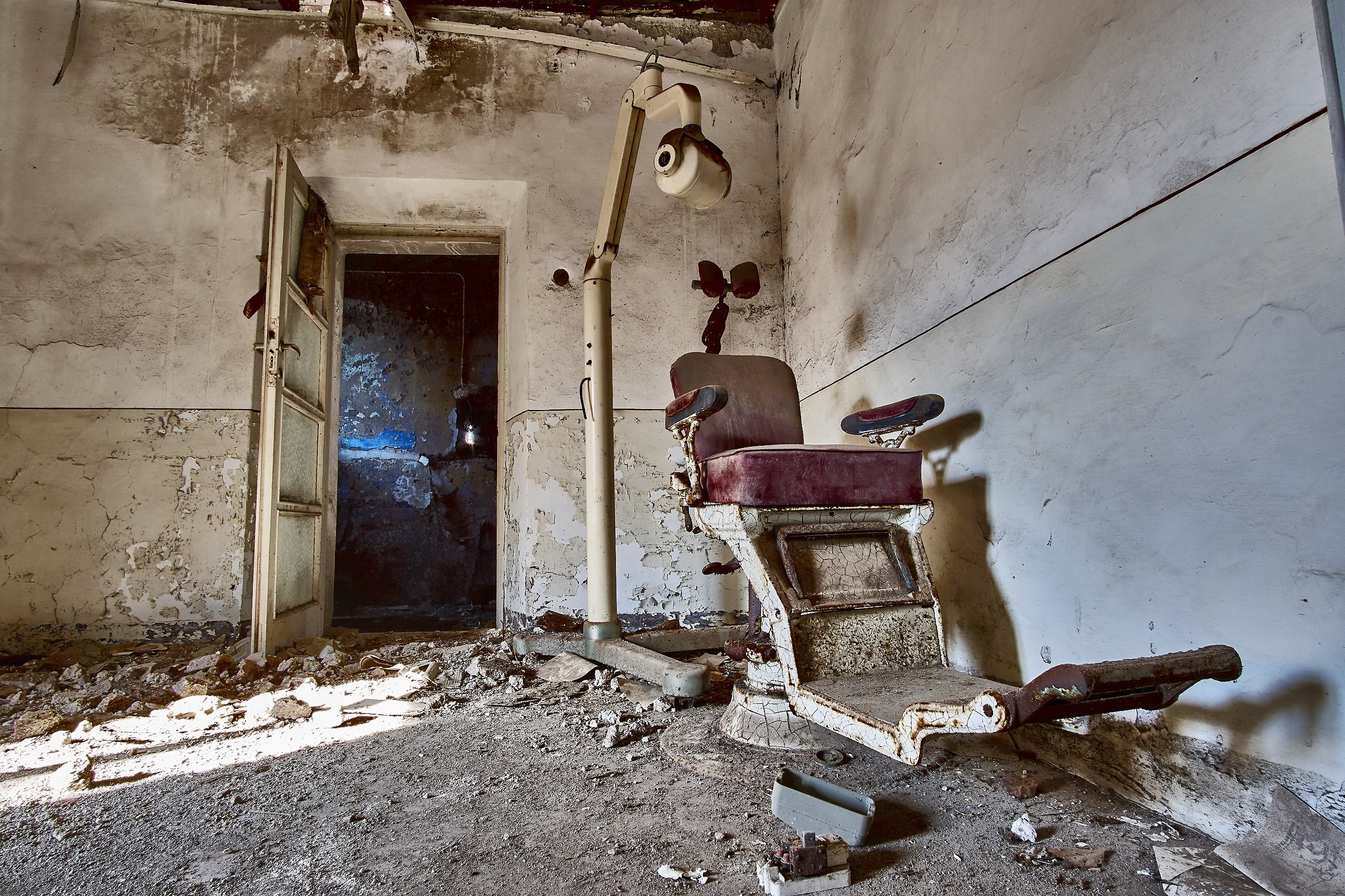 Sitting at the dentist