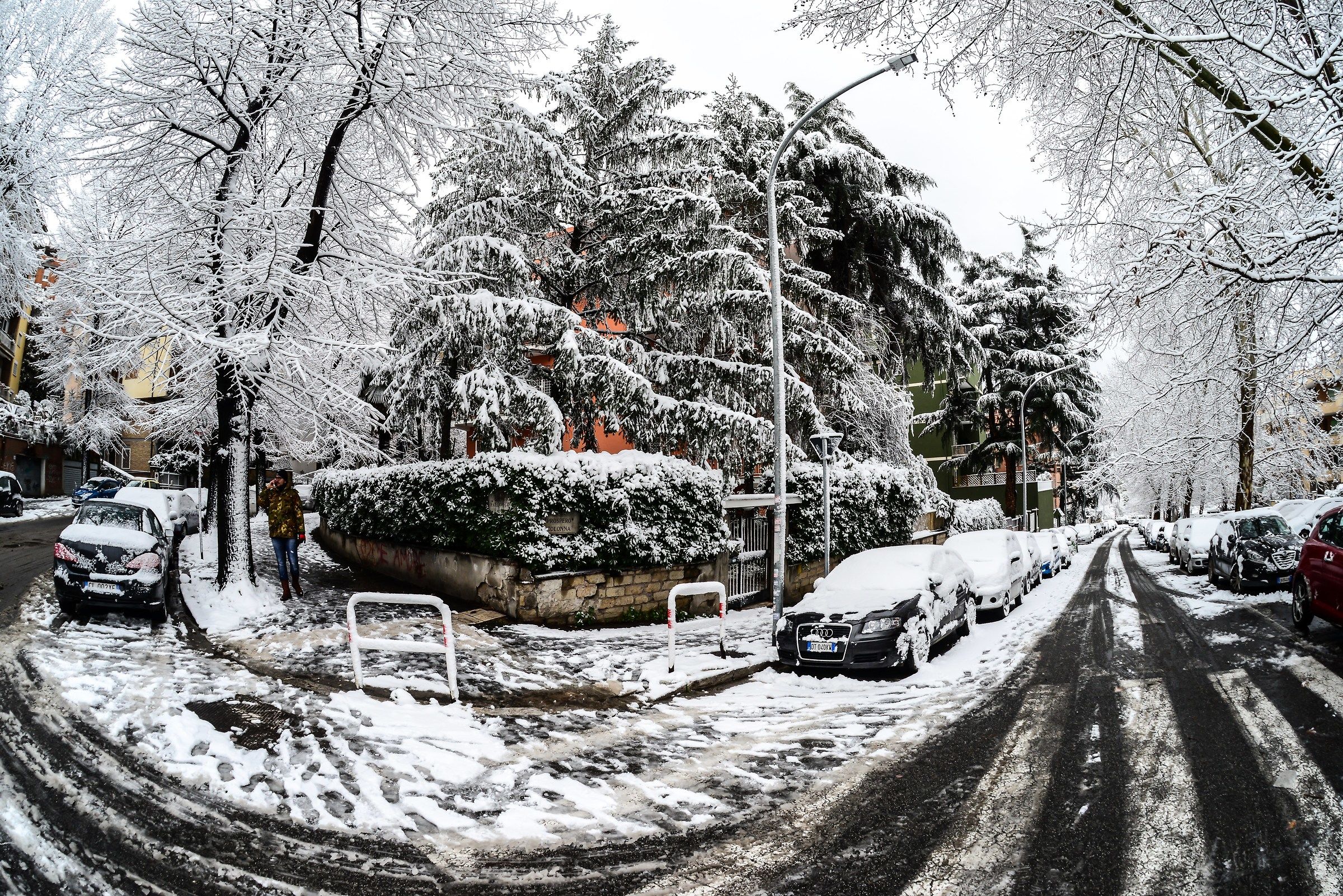 Nevicata a Roma -