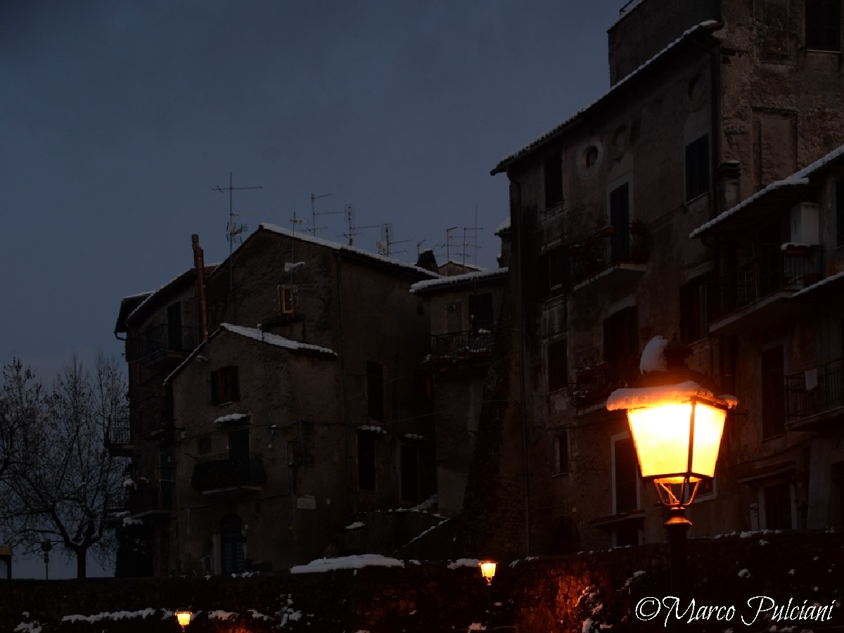 Paliano al crepuscolo