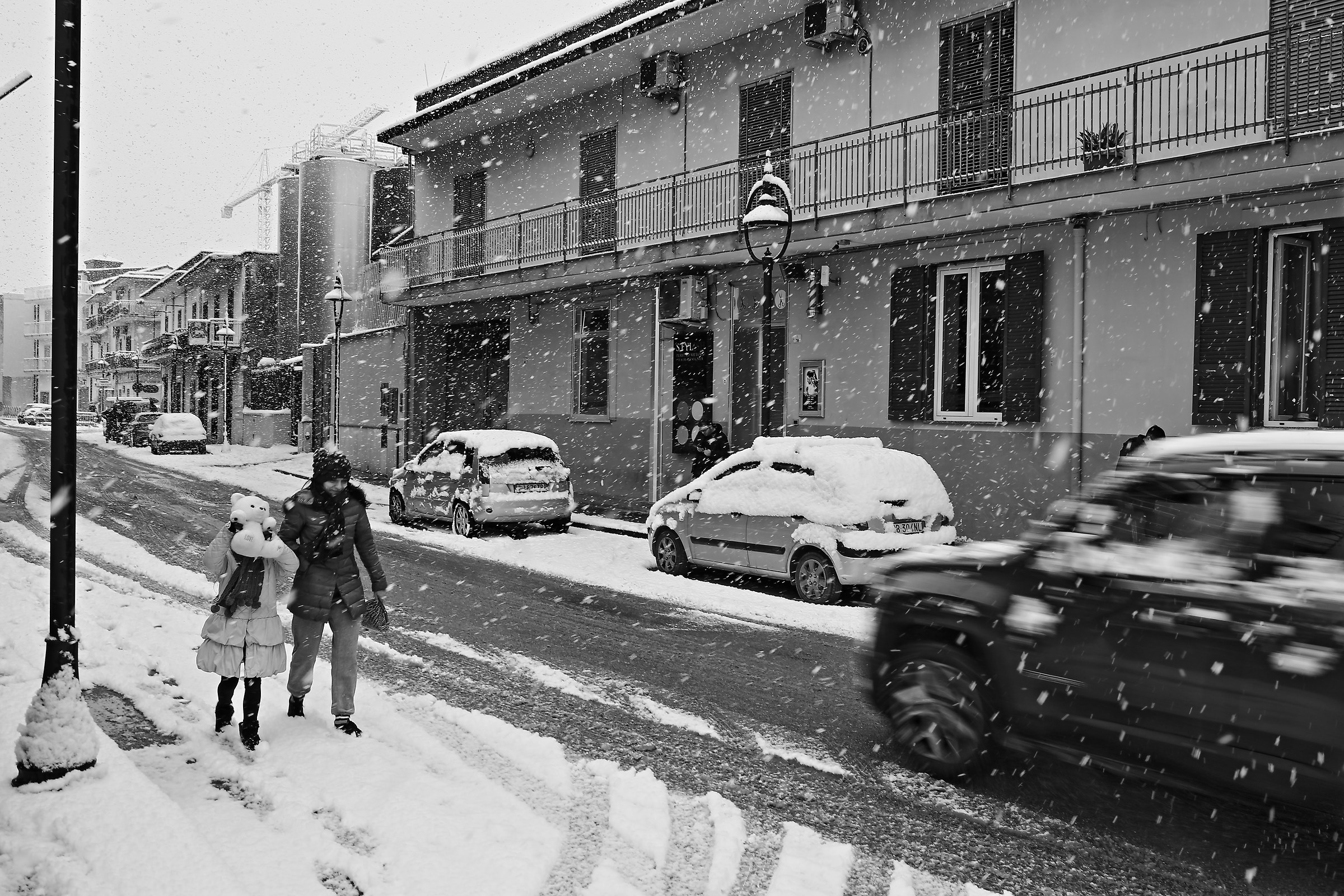 snow in Naples