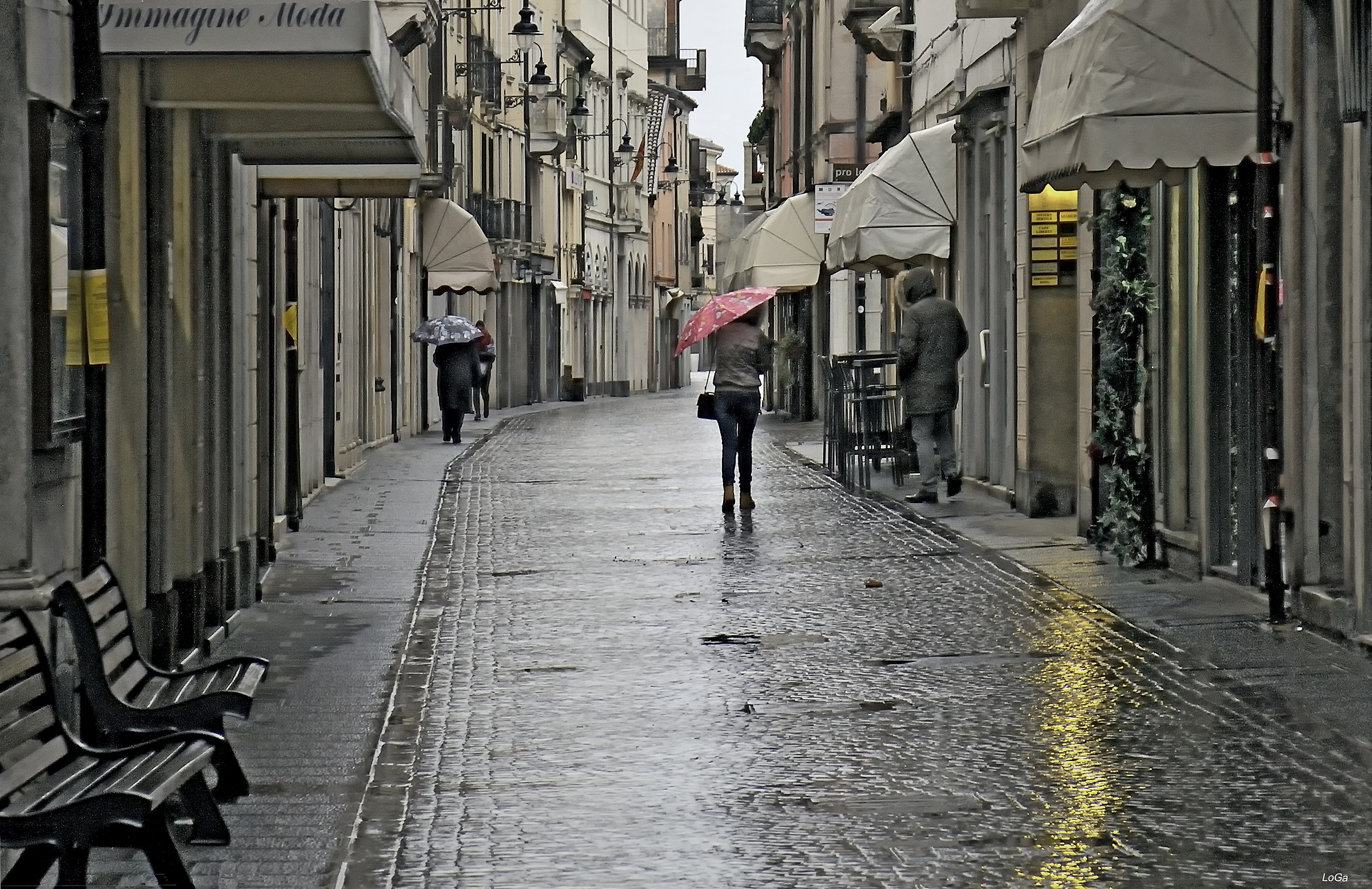 Una giornata piovosa