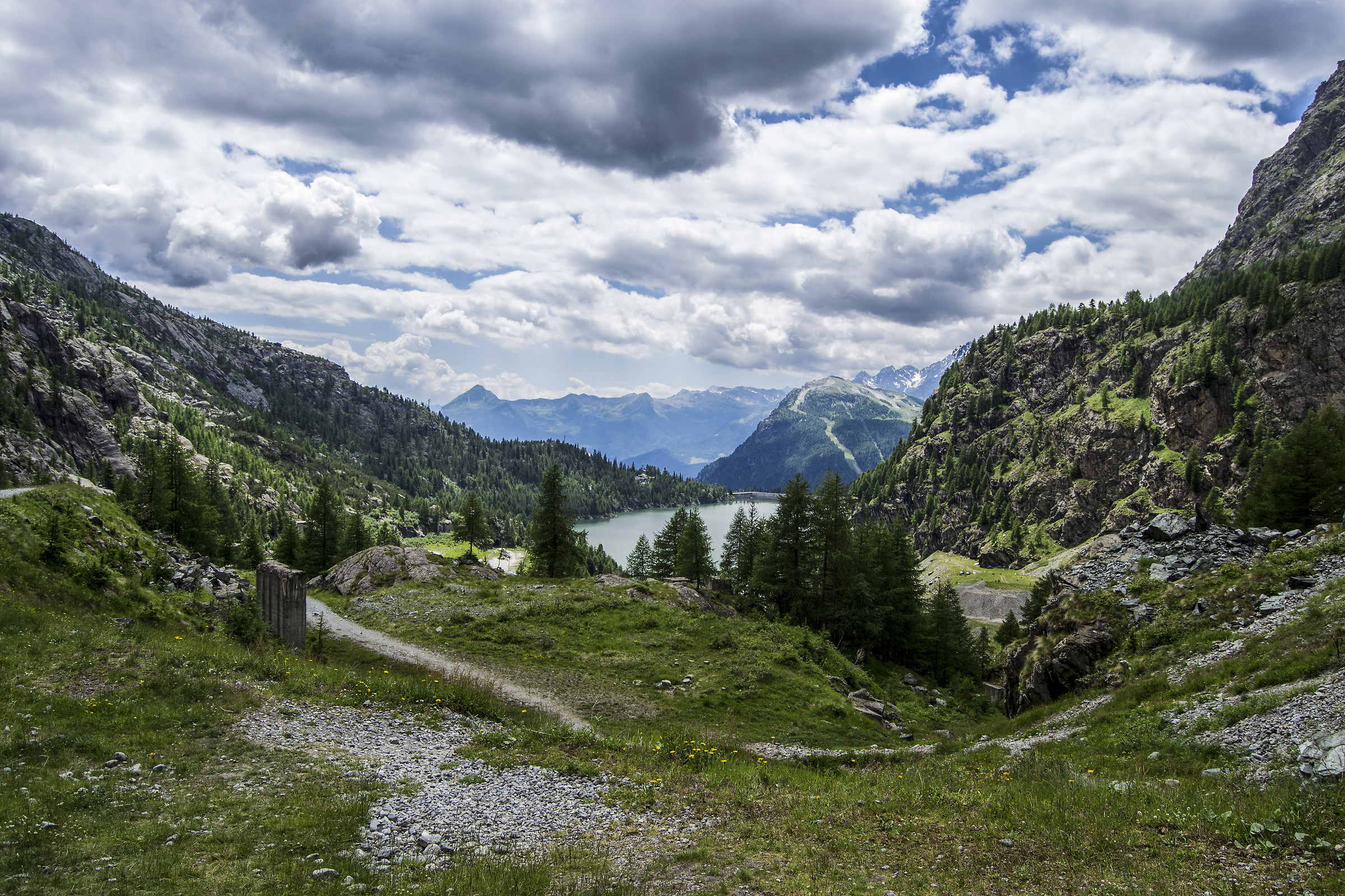 Dam at Chiesa Valmalenco (So)