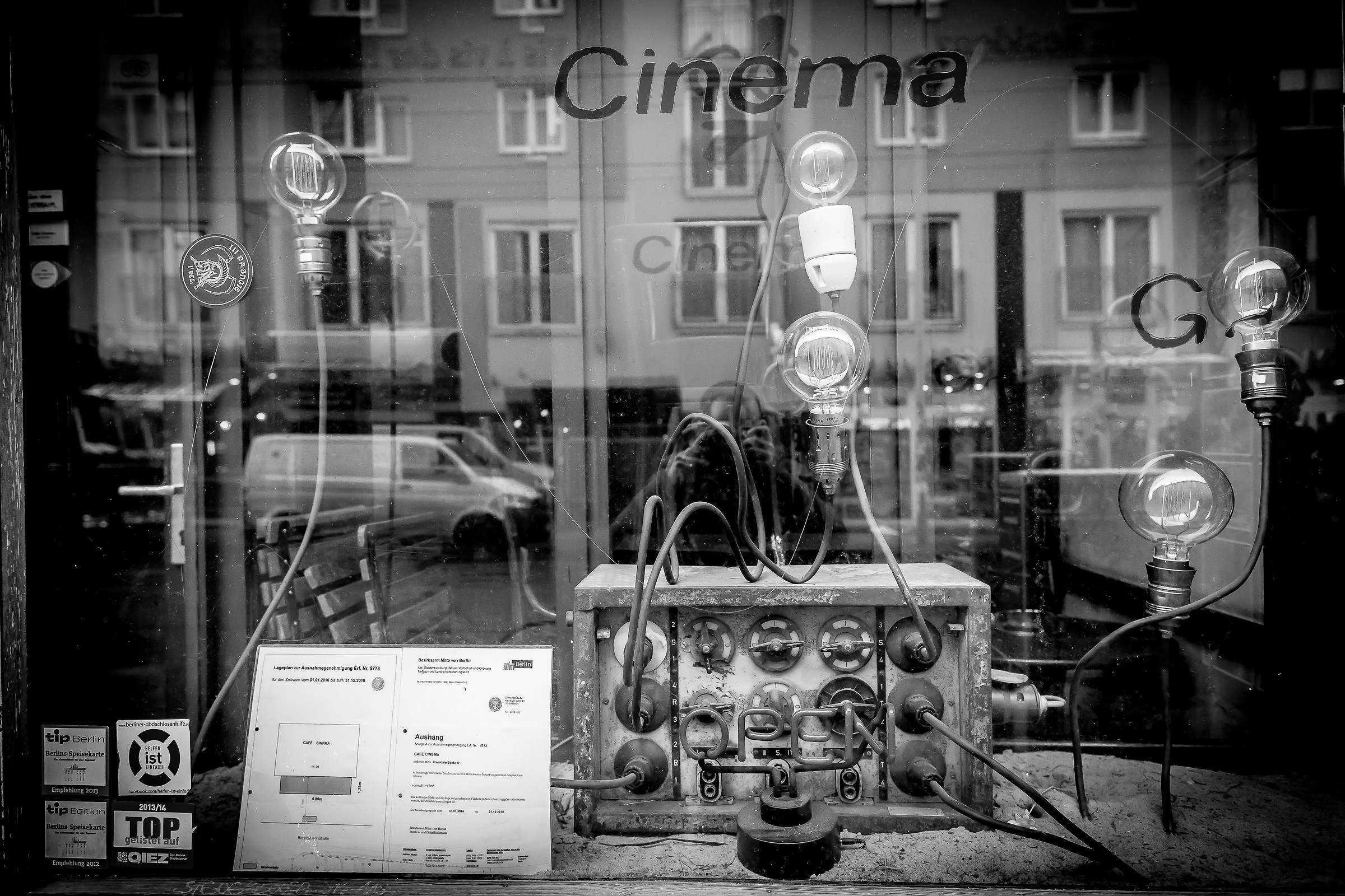 Near the "Anne Frank Center"