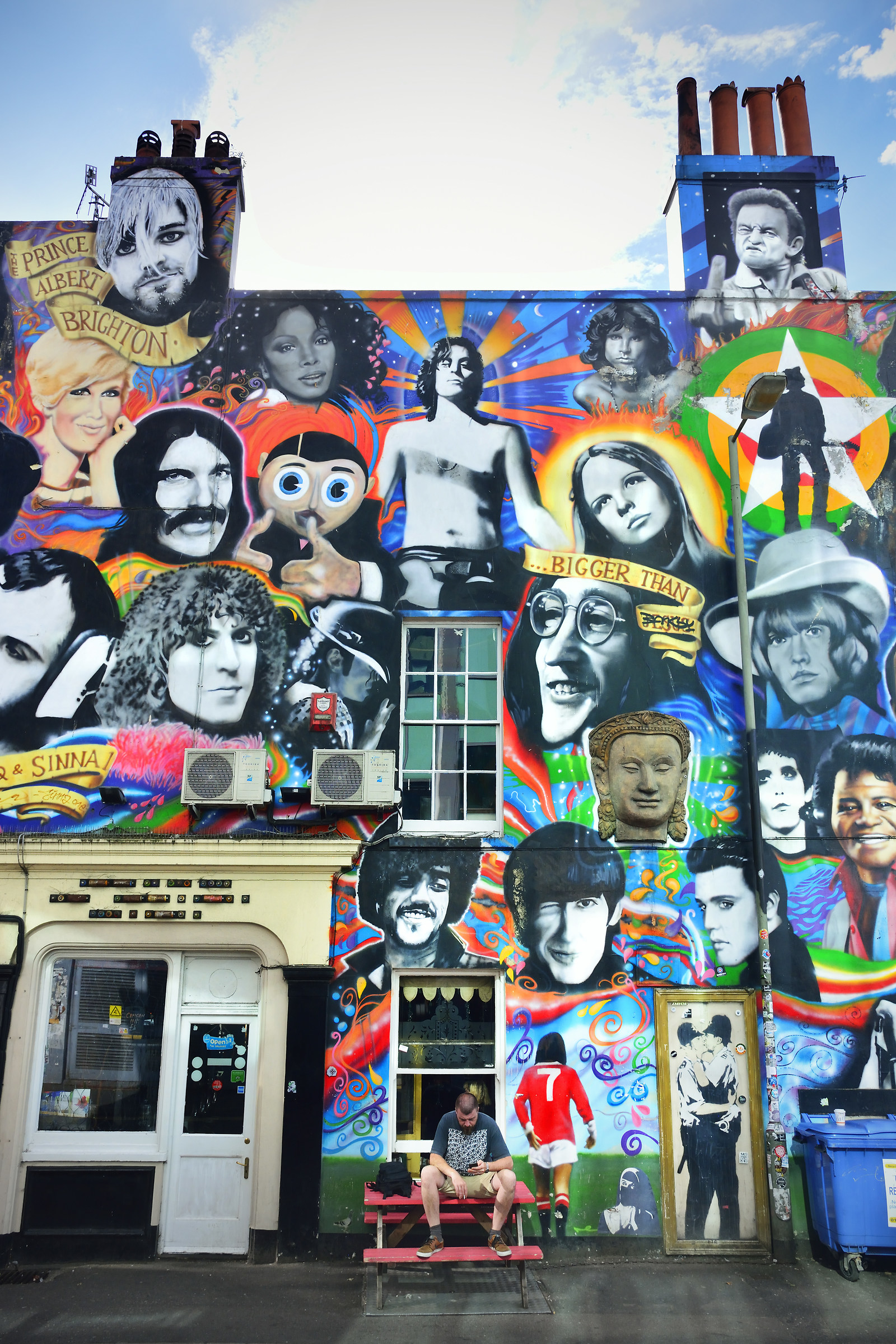 Oi! Brighton's Colourful Rock Star Mural is Behind You!