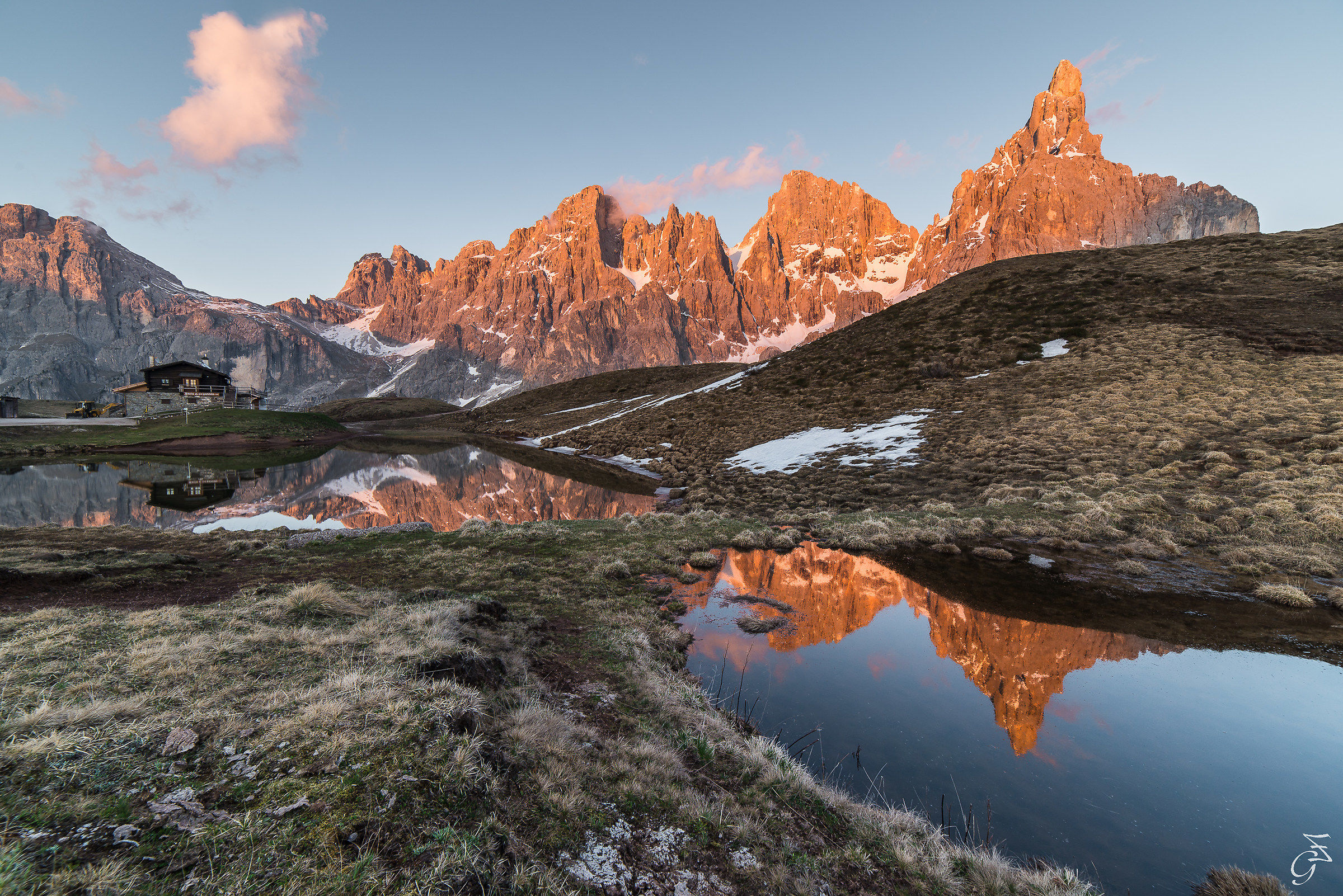 Pale di san martino al disgelo