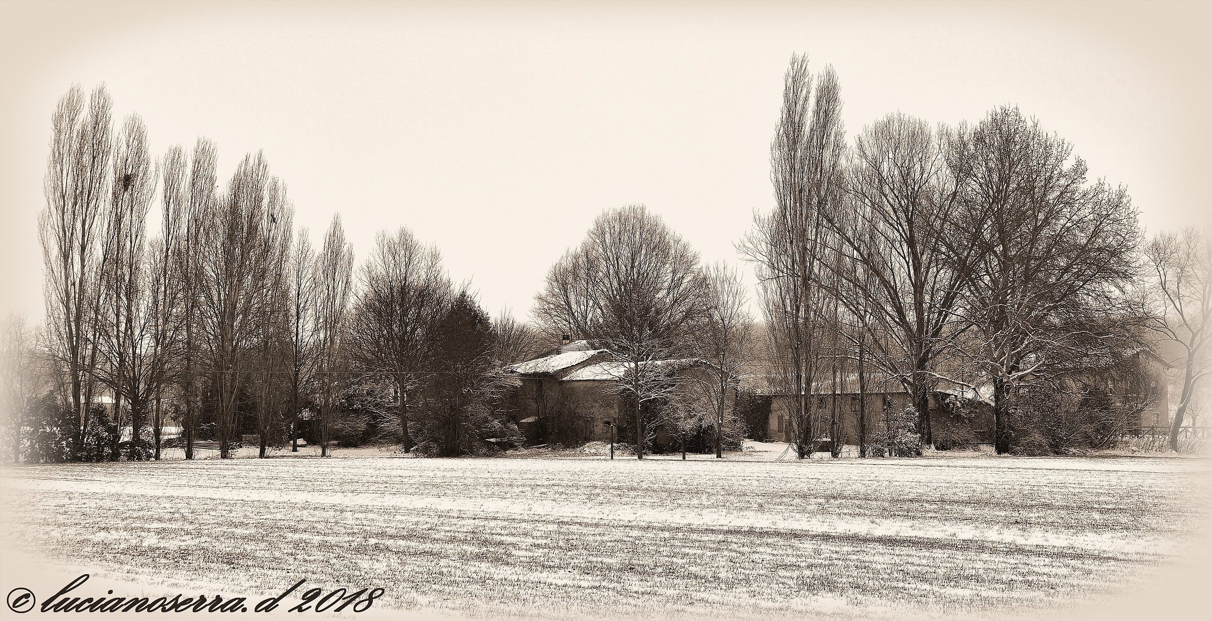 Neve nella Campagna Ferrarese