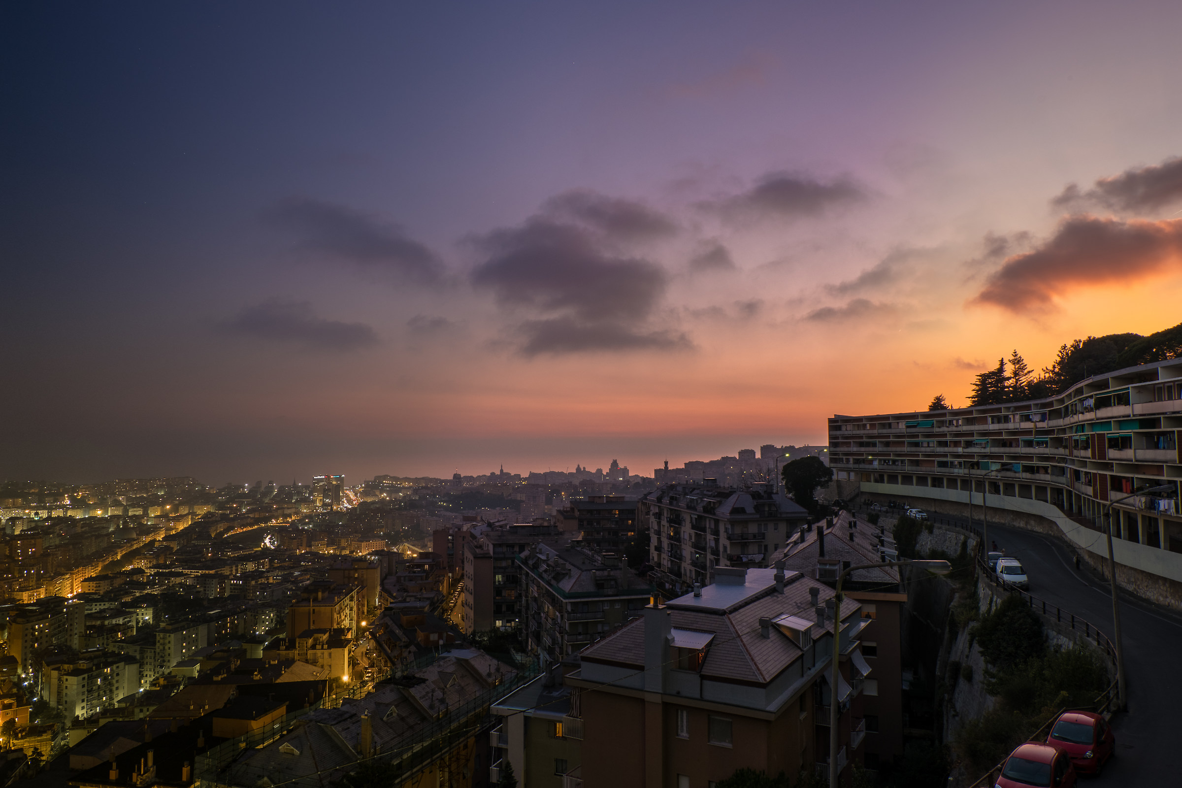 transition from day to night