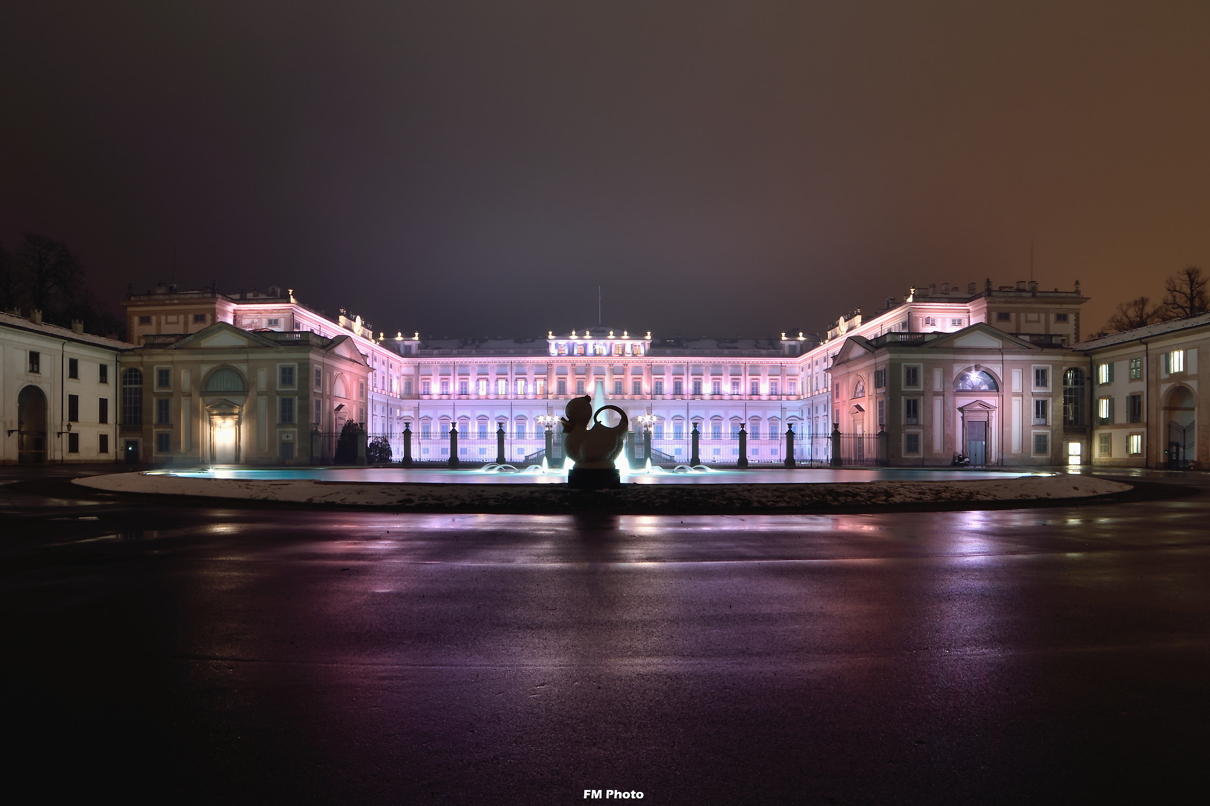 L'inverno della Villa Reale di Monza