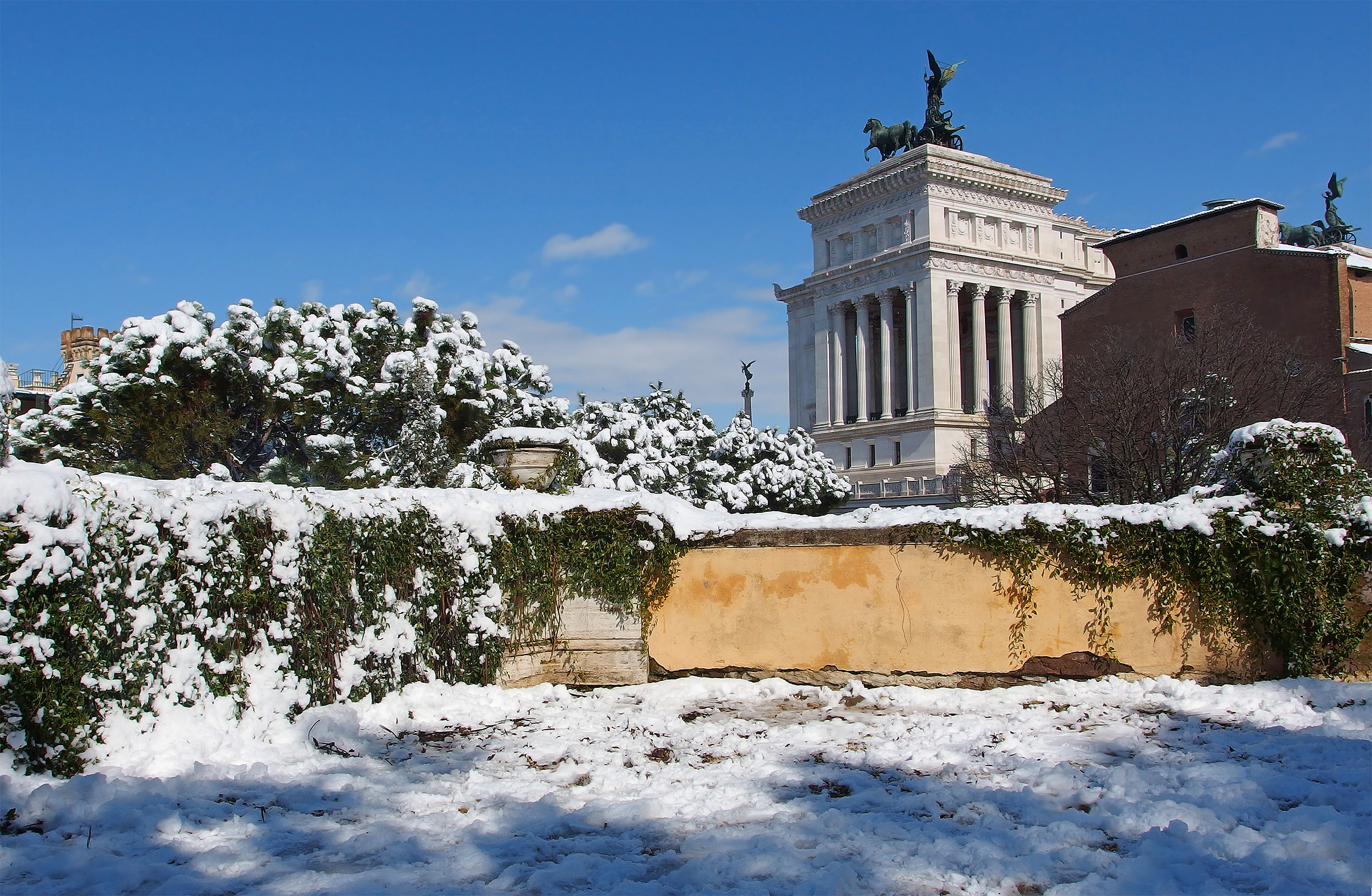 Snowy Rome