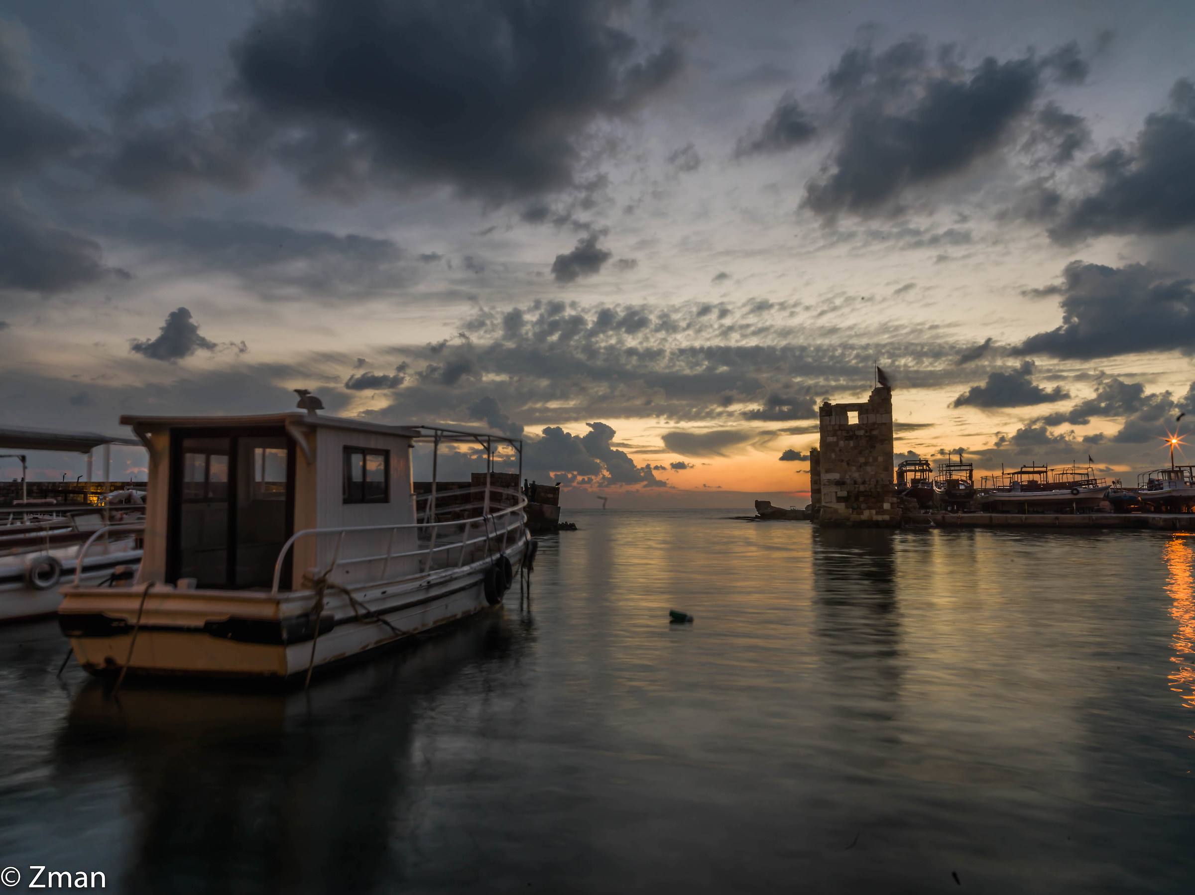 Byblos Port at Sunset