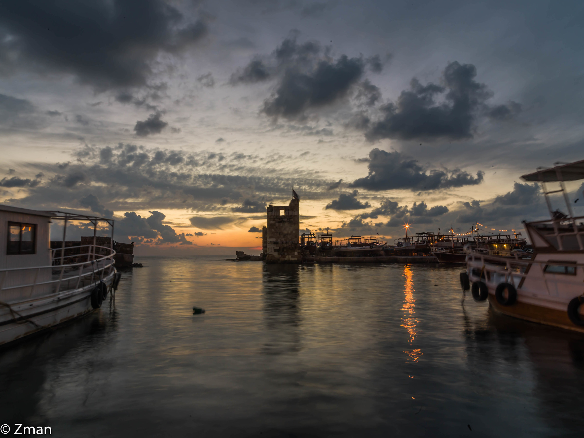 Byblos Port at Sunset