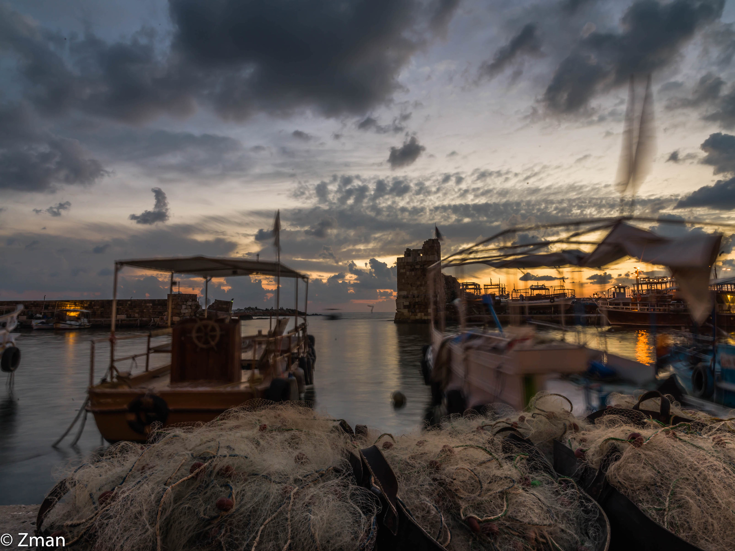 Byblos Port at Sunset