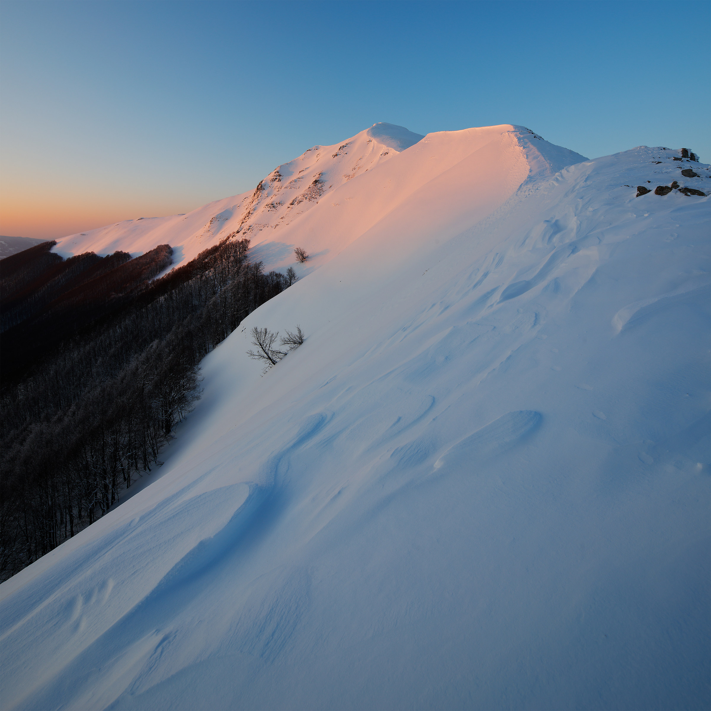 Cavalbianco al tramonto