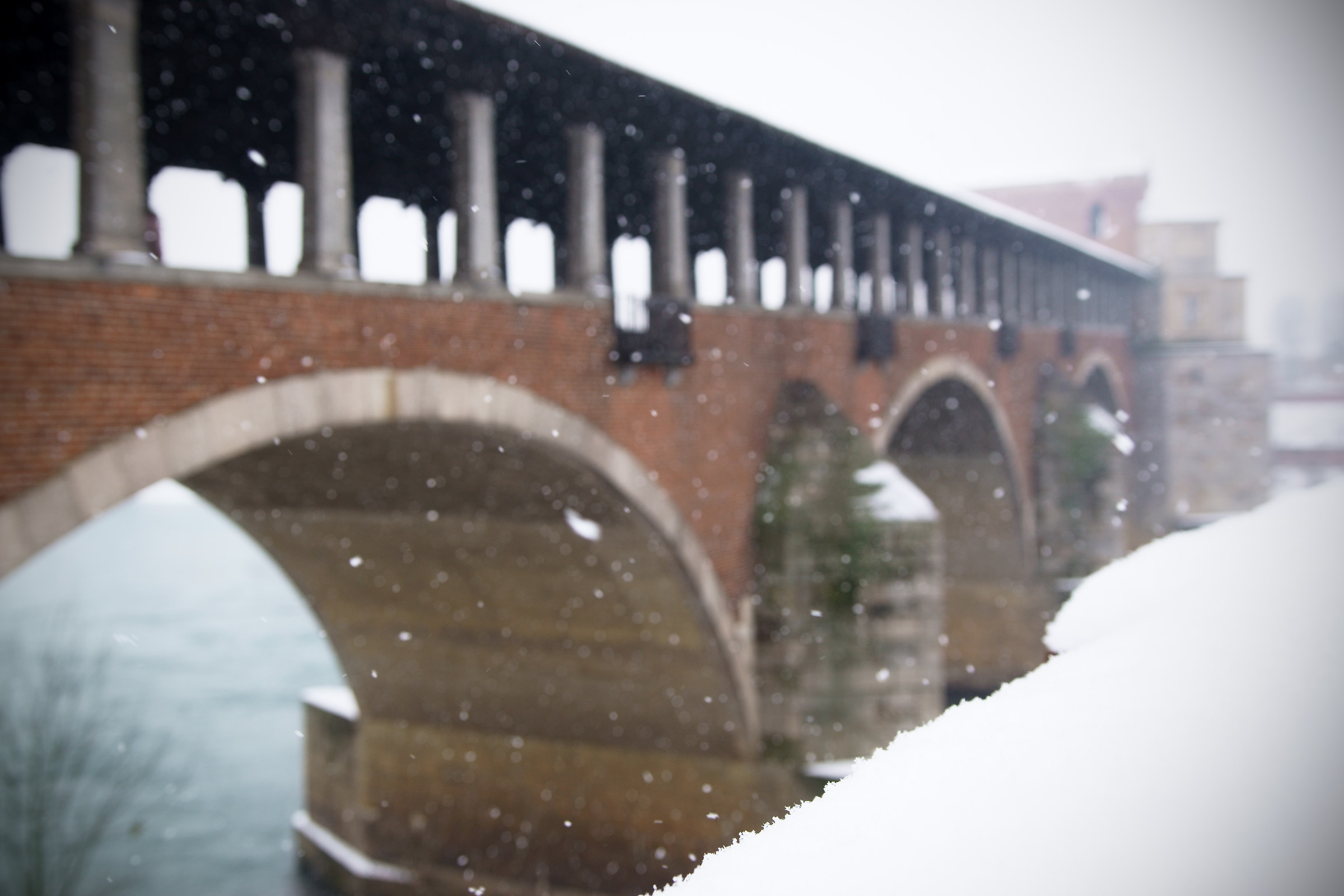 The bridge and the snow