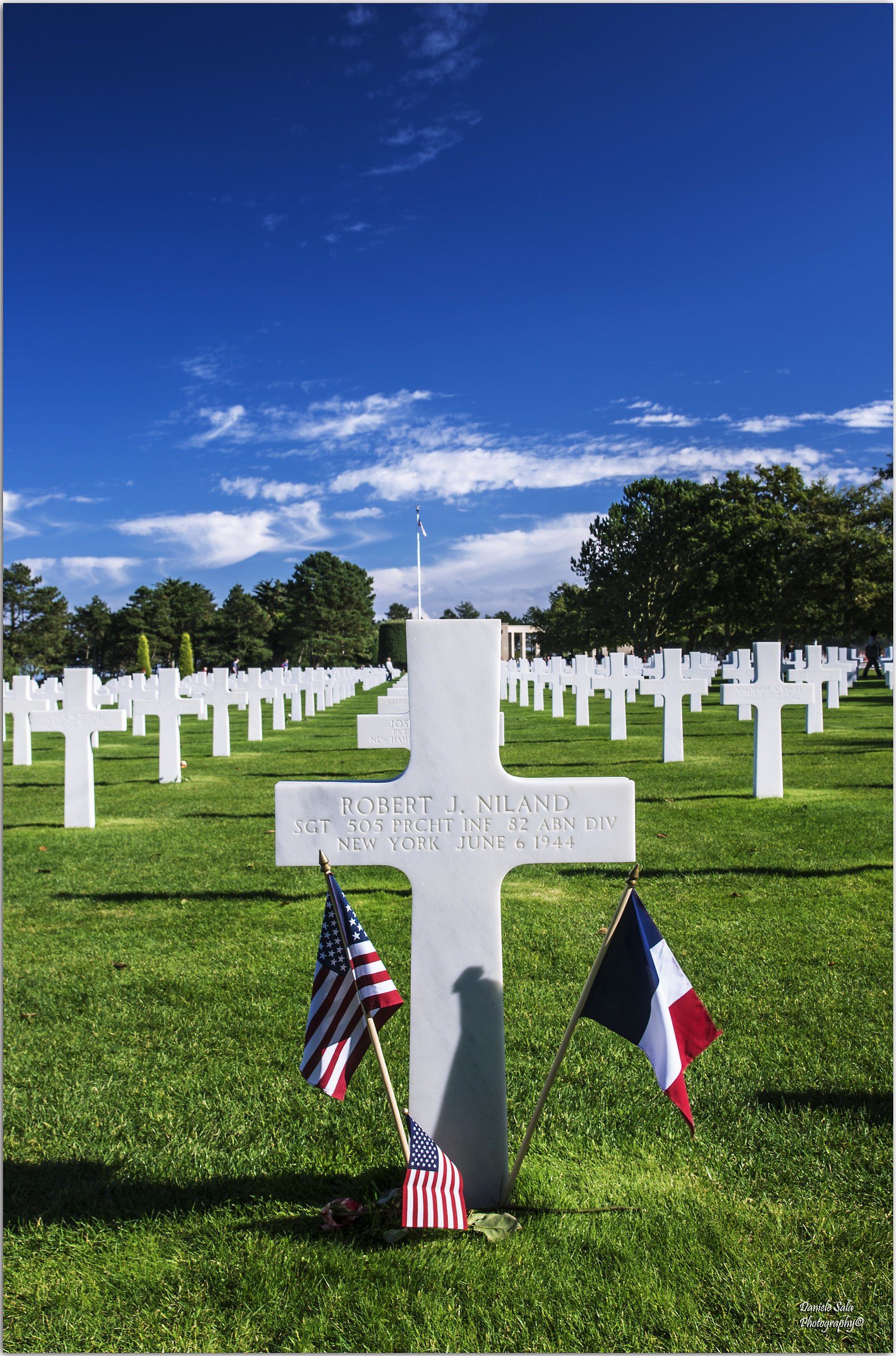 Colleville sur Mer - The cemetery of the winners ..