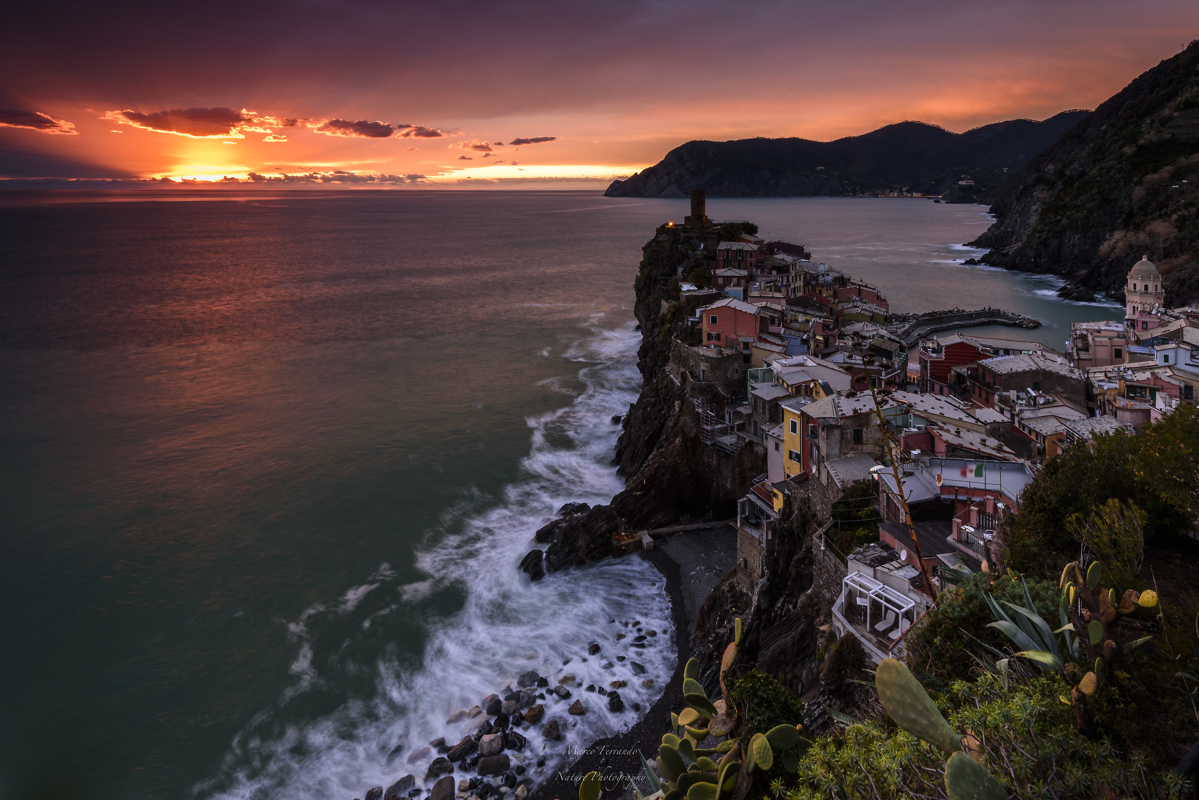 Last rays in Vernazza