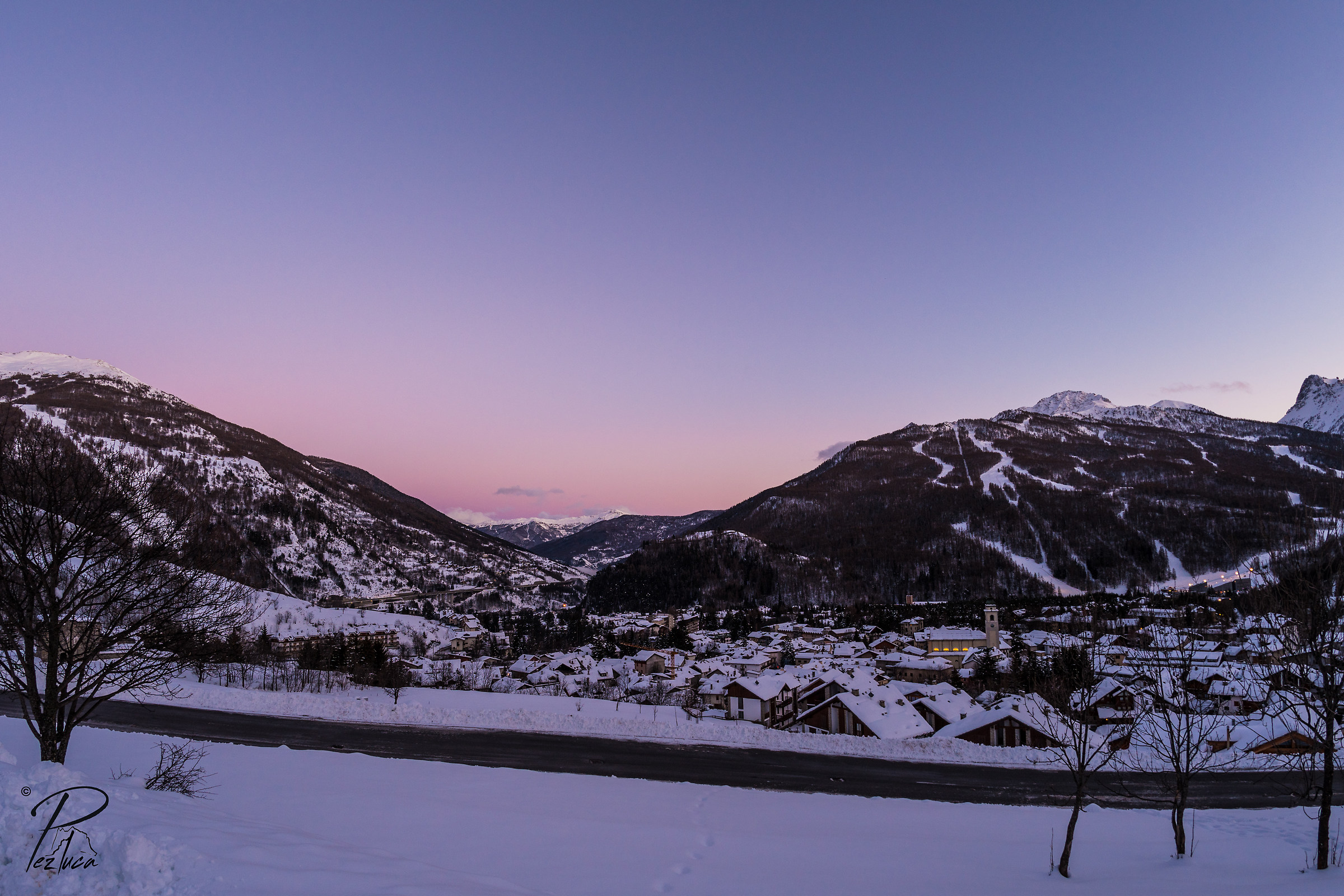 Lights of the sunset