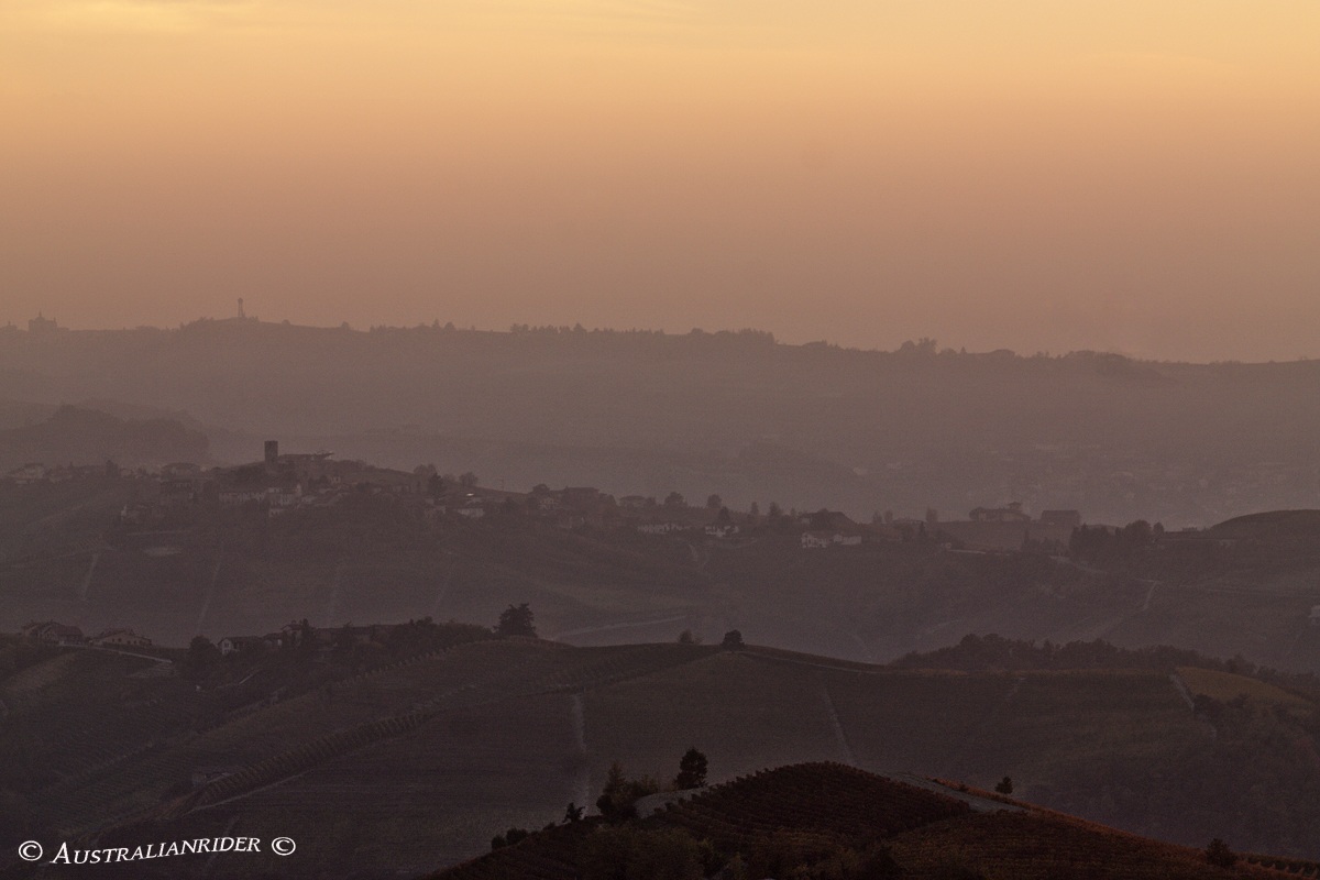 langhe all'imbrunire