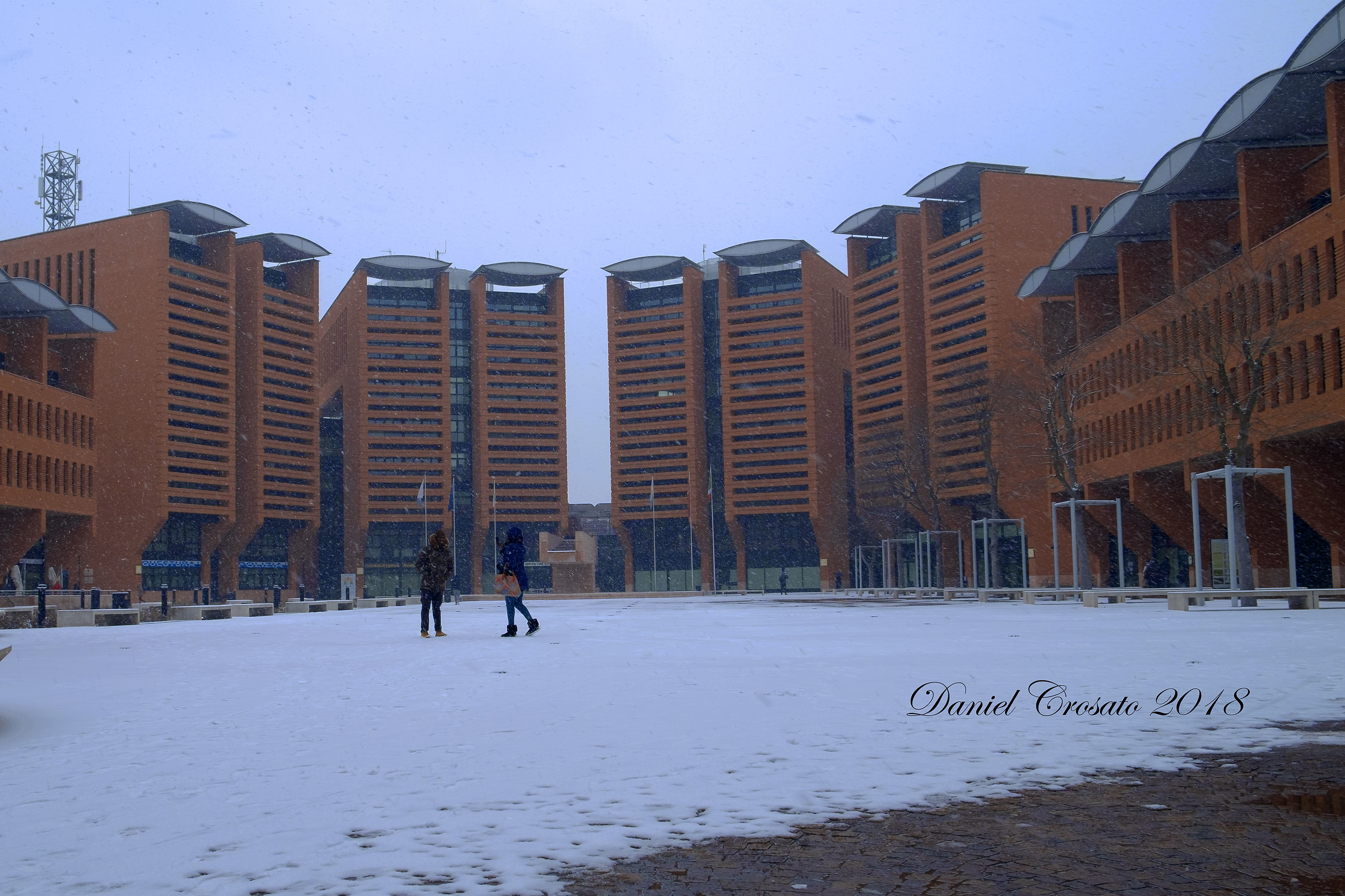 Square of institutions in bleached