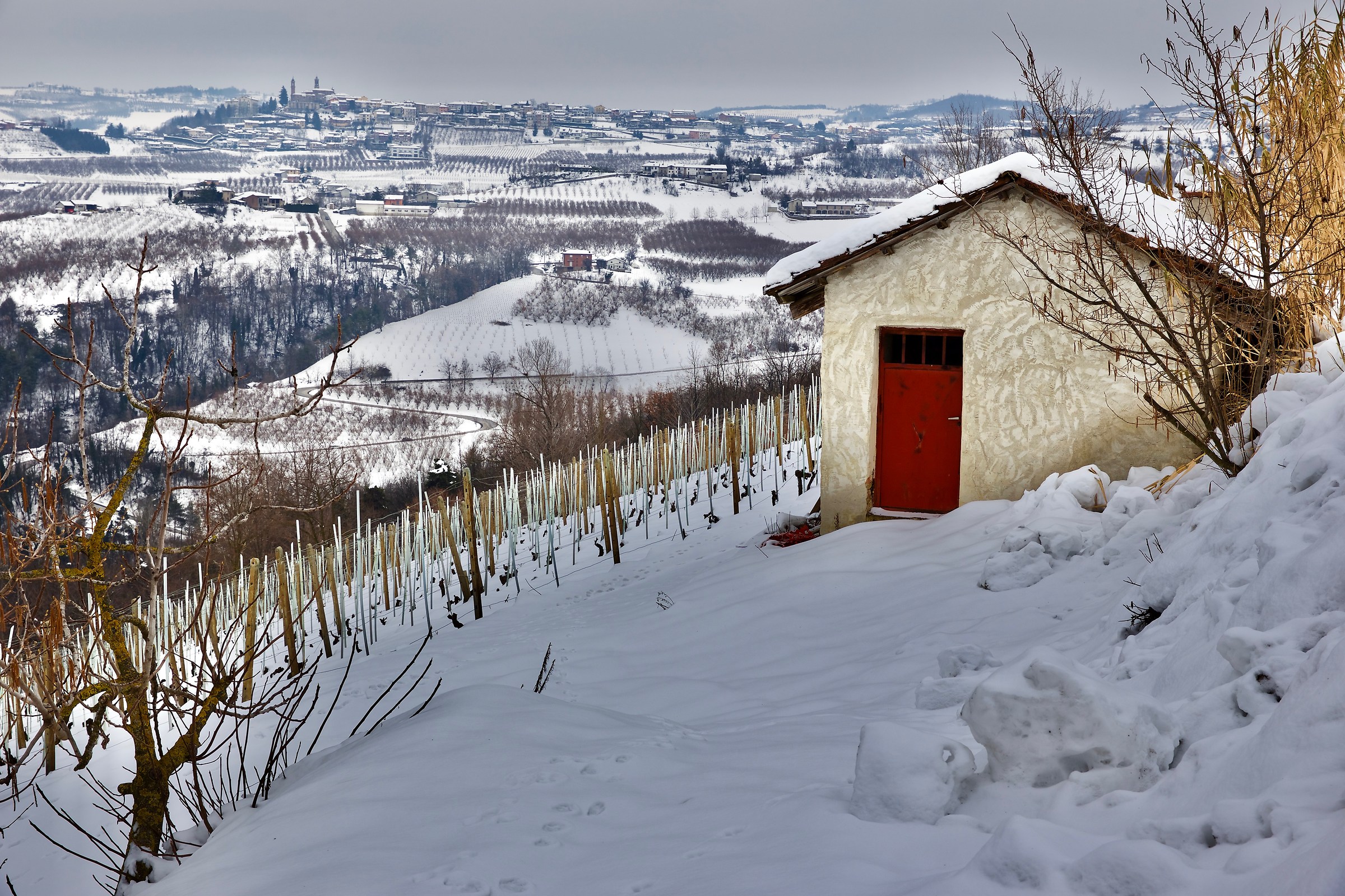 Il ciabot dalla porta rossa (Diano d'Alba)