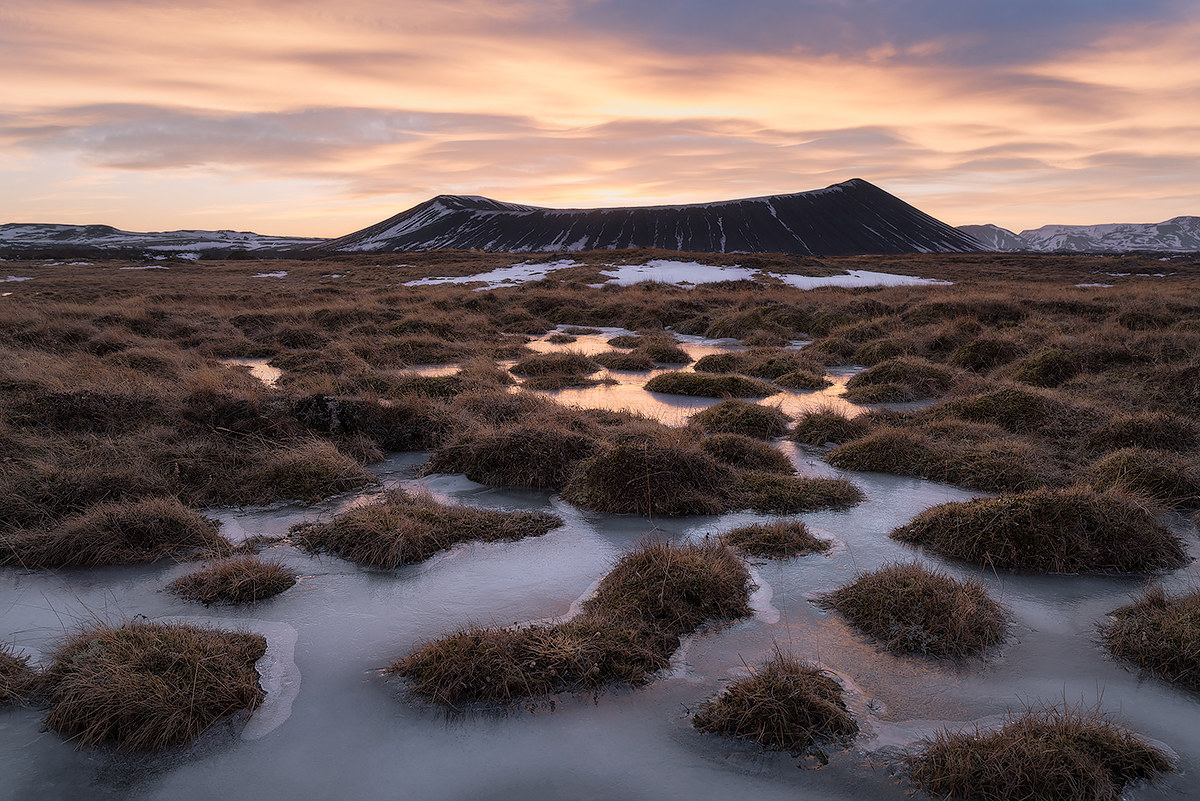 Hverfjall sunrise
