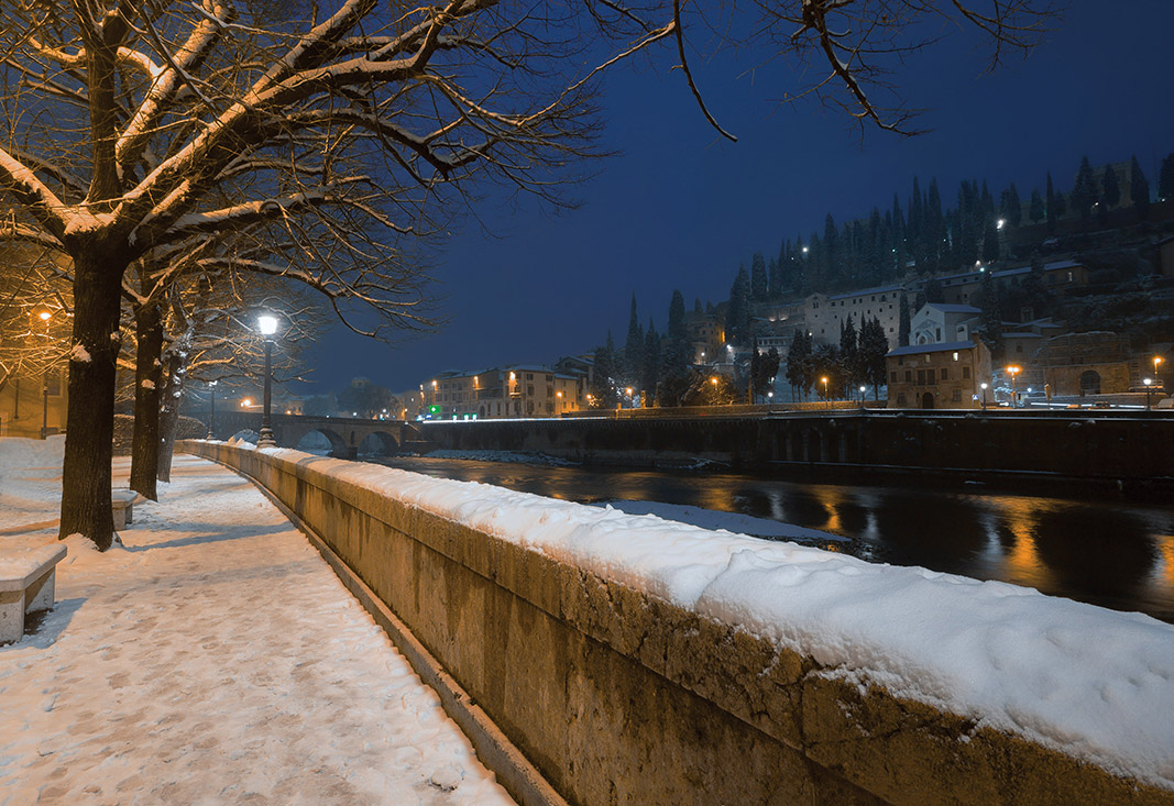 Prima neve a Verona