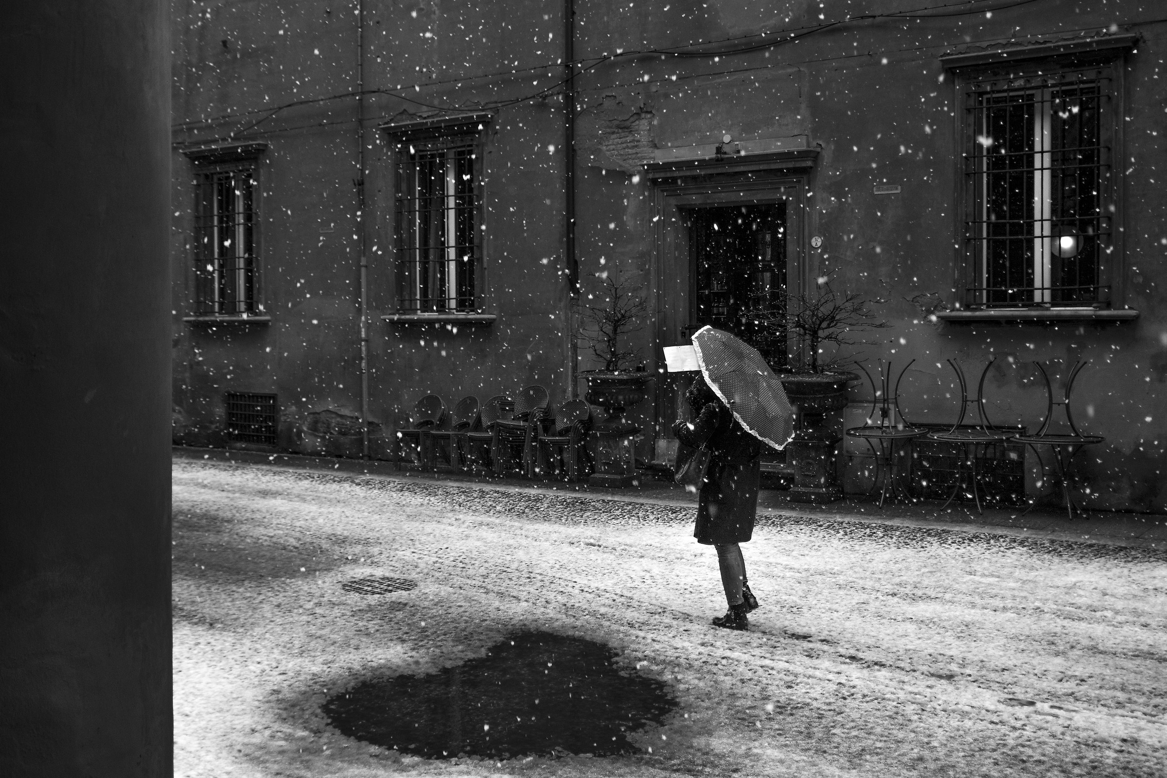 Bologna and the snow