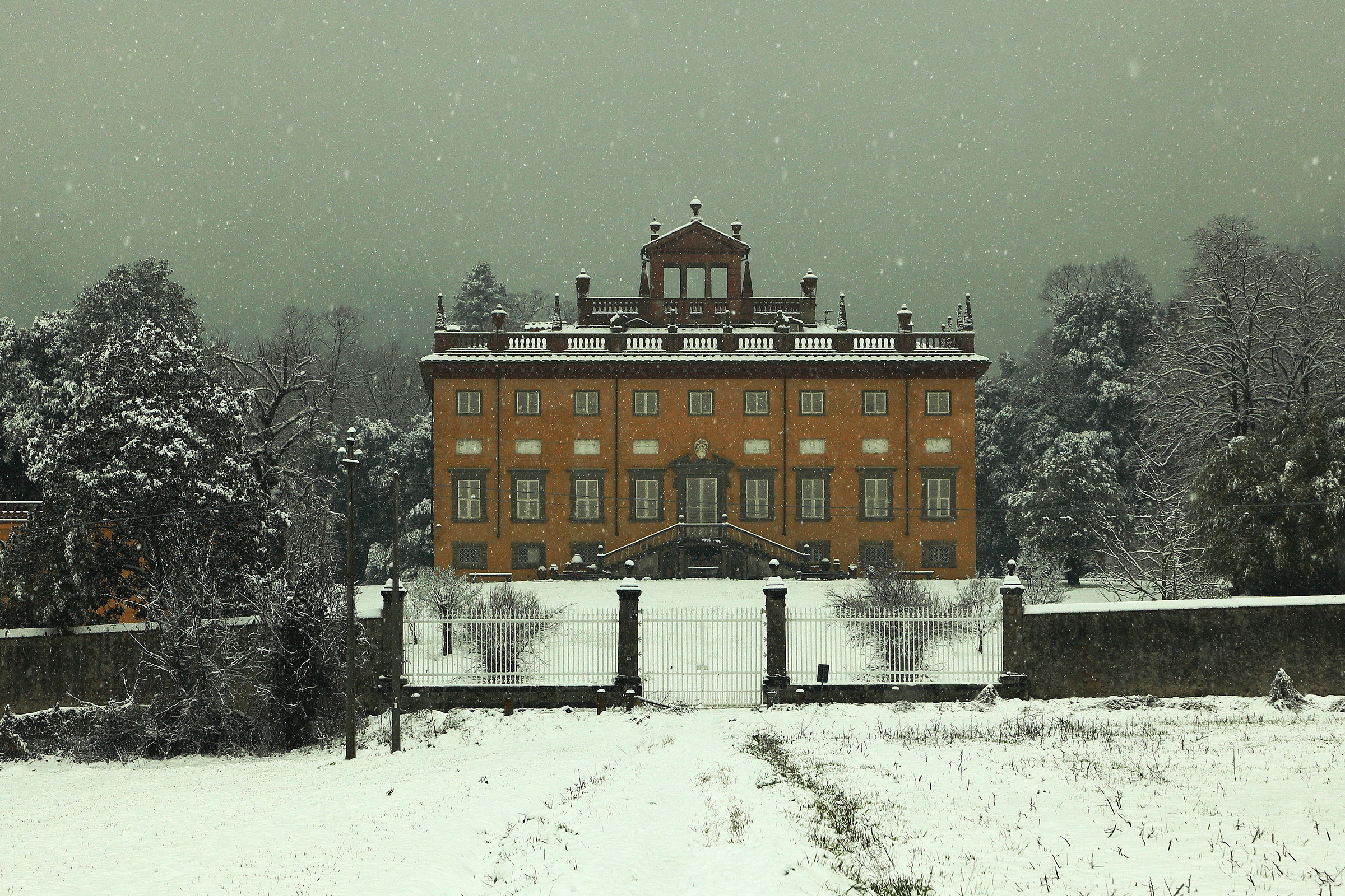 Villa Querci under the snow