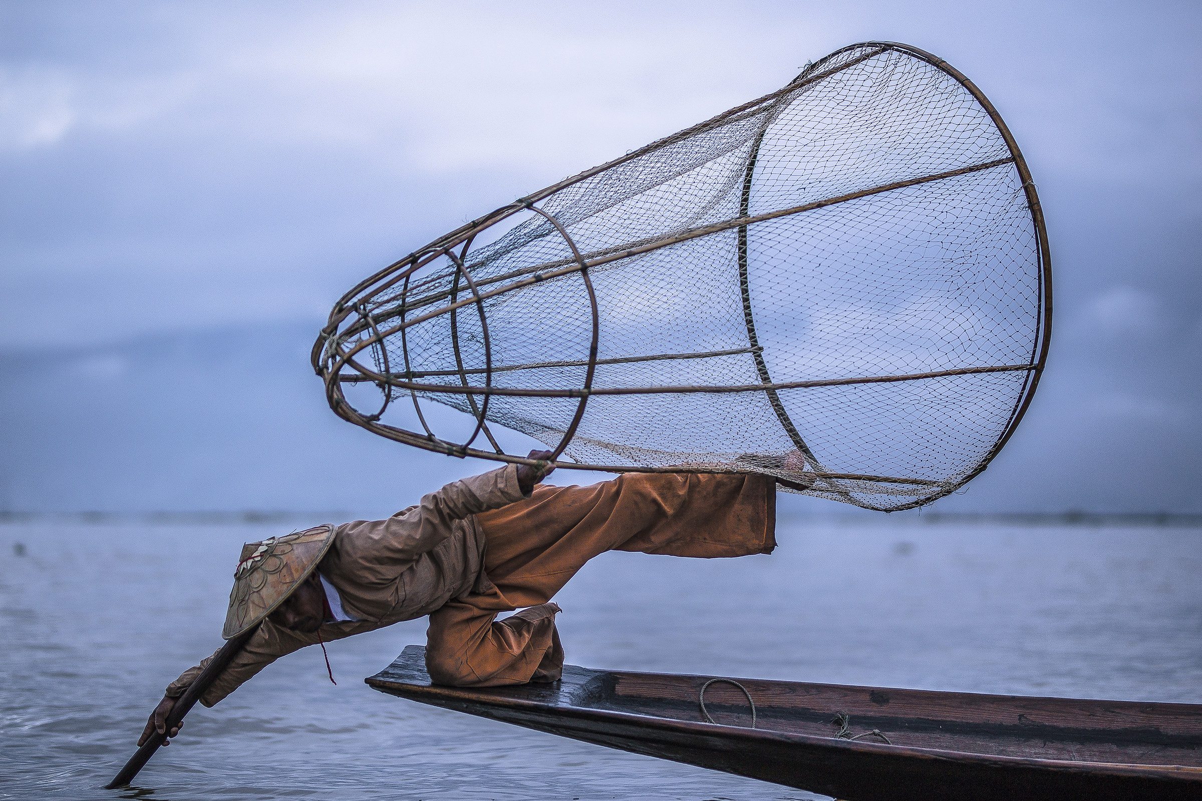 The dance of the fisherman ..