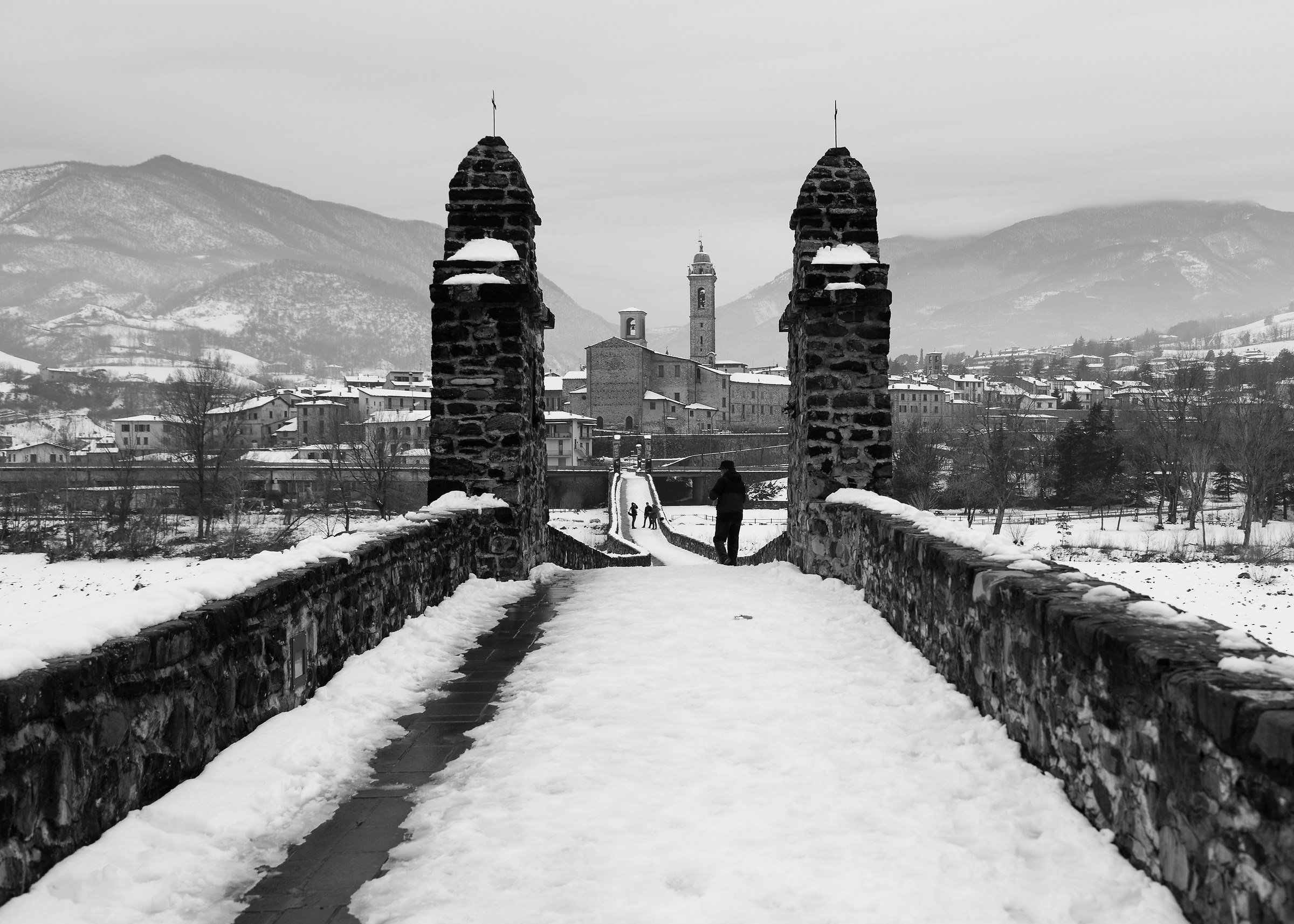 PonteGobbo with snow