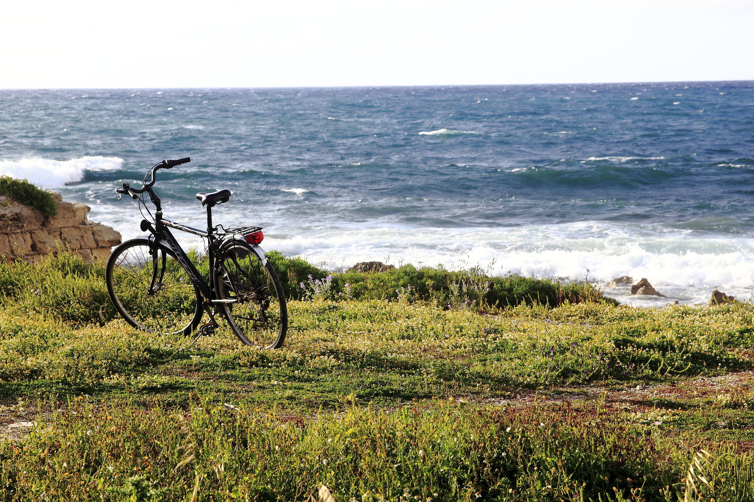 Biciclettata sul mare