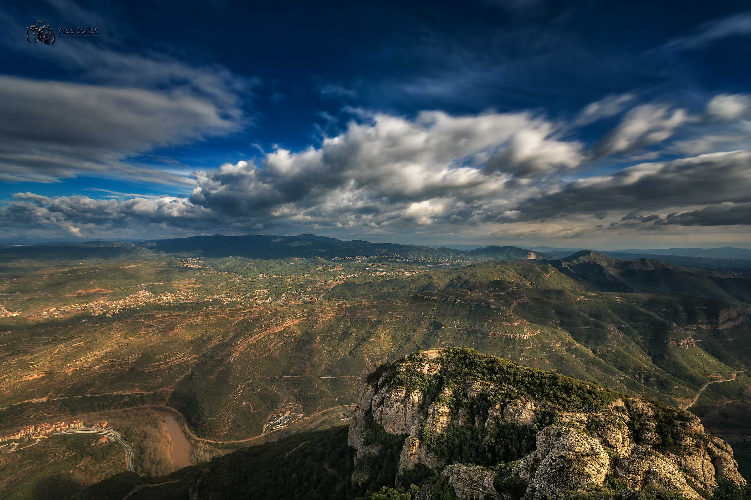 Panoramica dal Montserrat