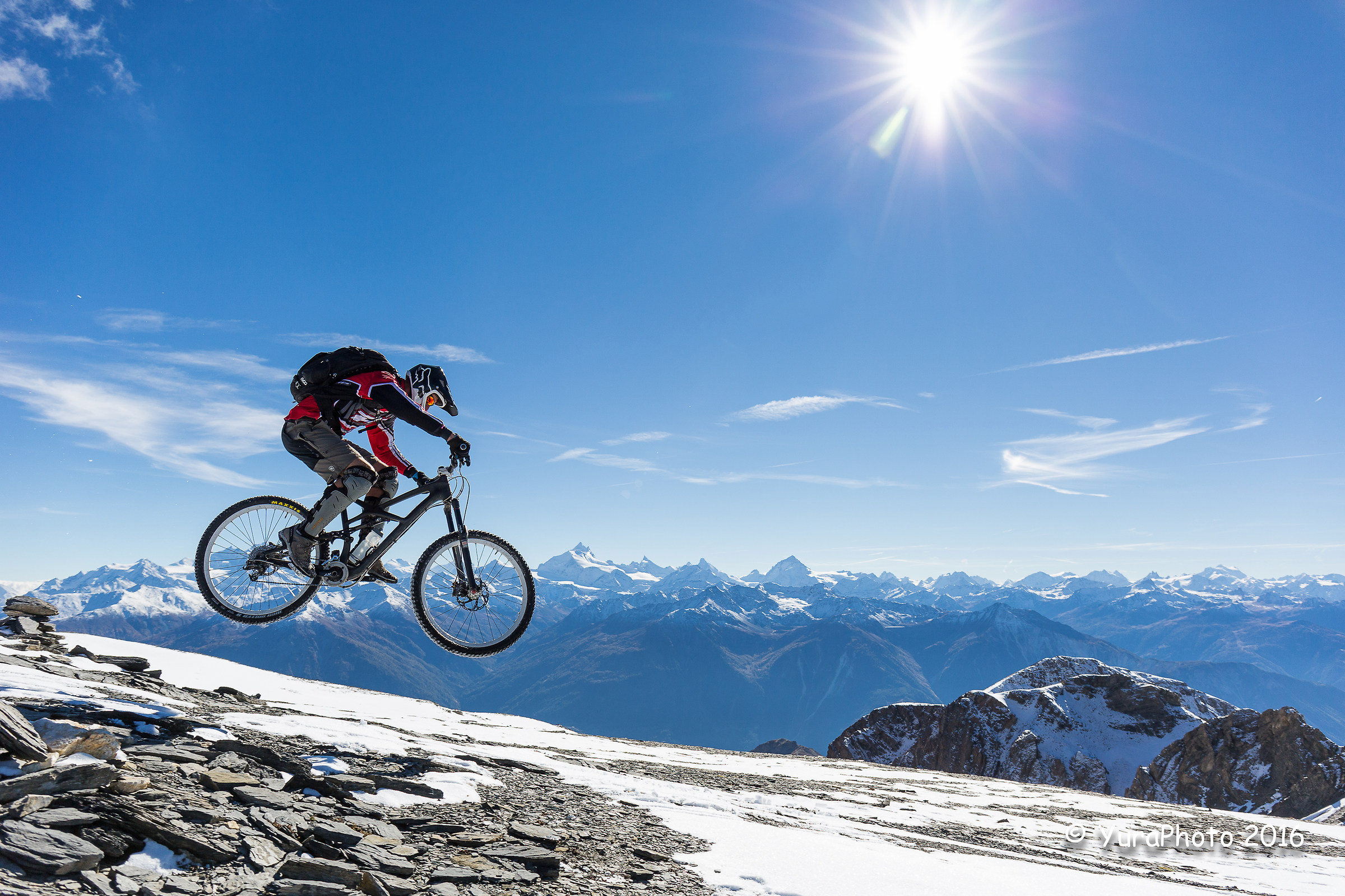 Flying on the Valais