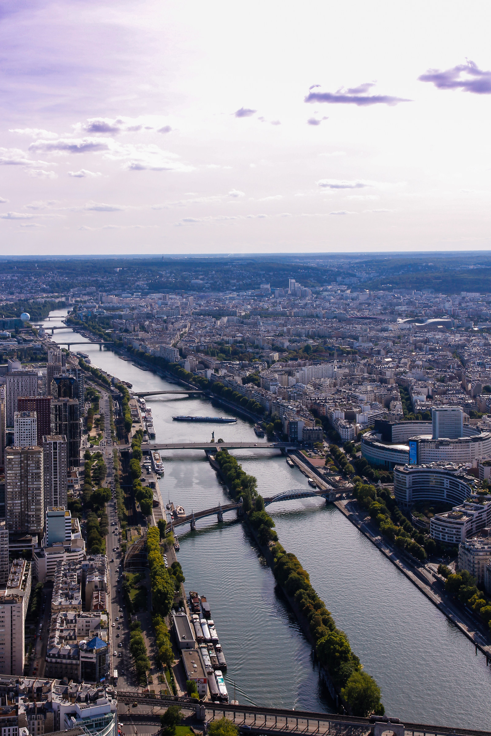 vista dalla torre Eiffel