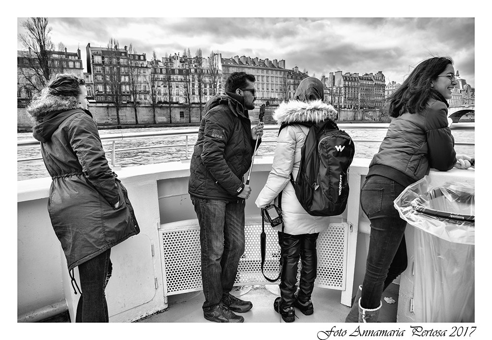 Polar cold on the Seine
