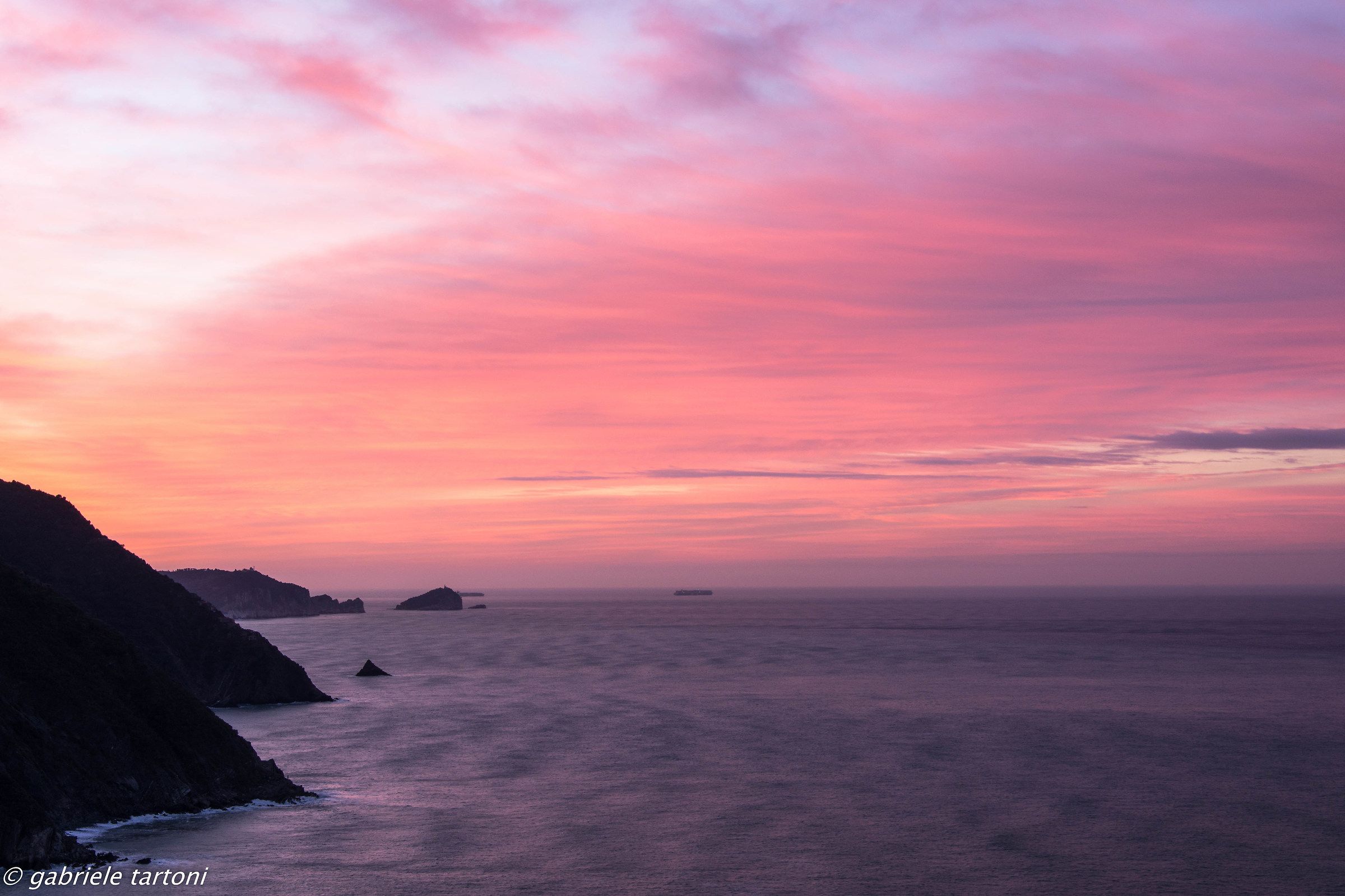 Sunrise in Riomaggiore