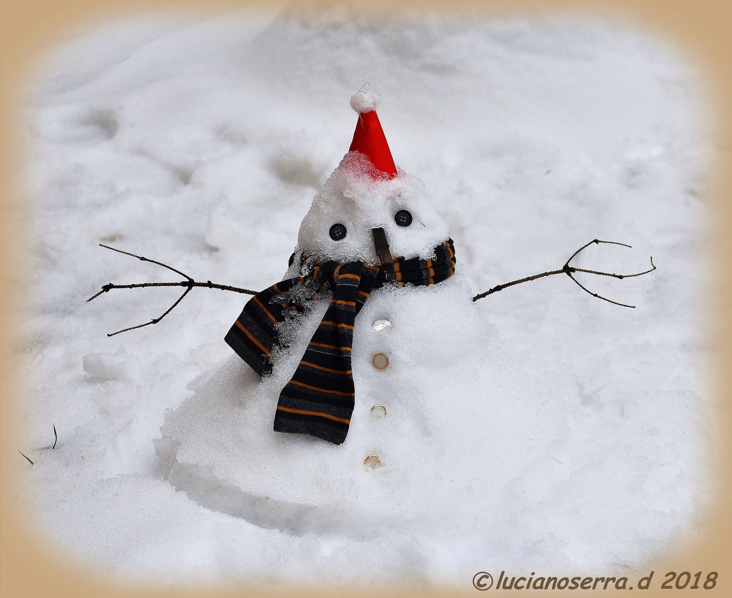 Snowman ... little baby ...