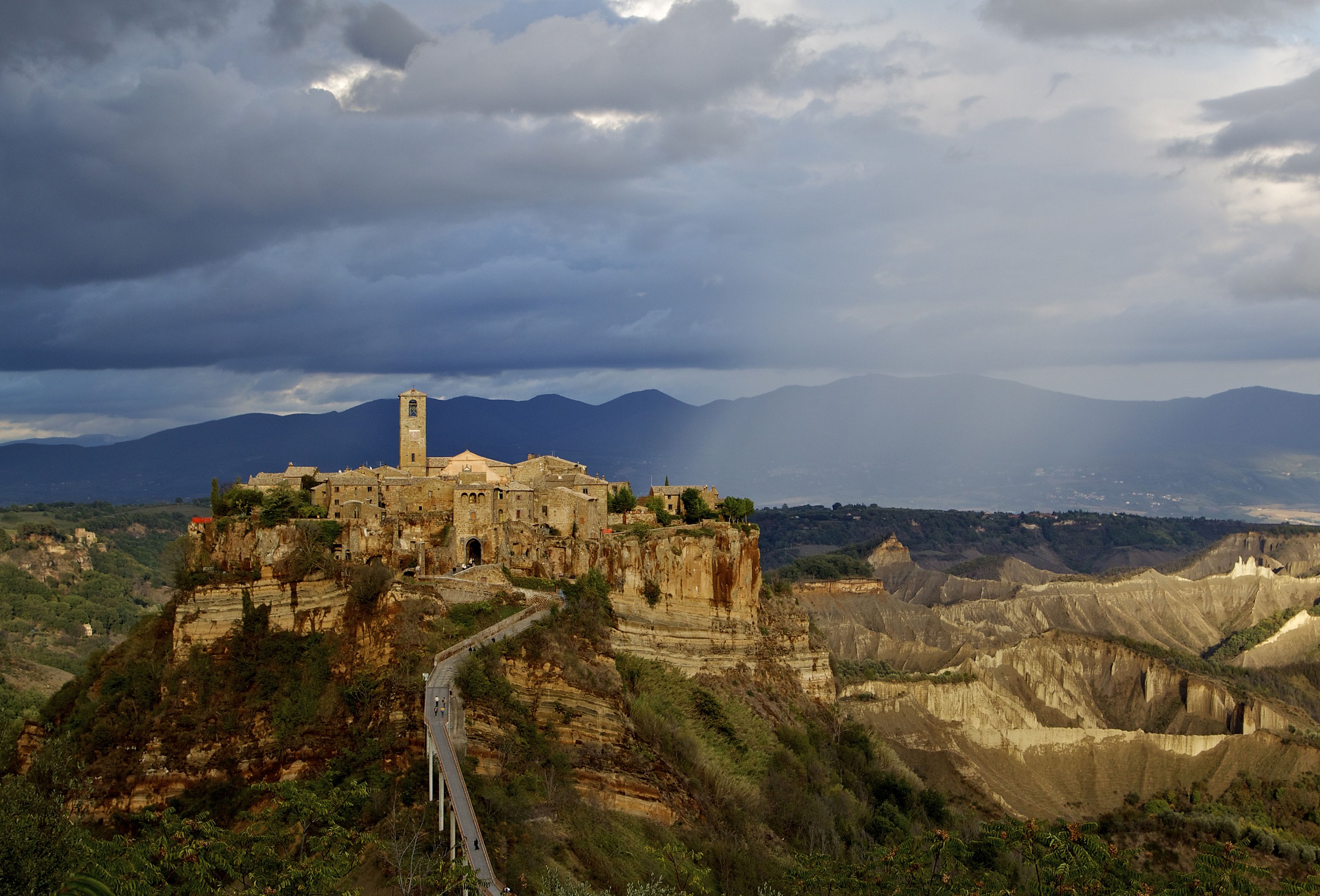 Civita stormy