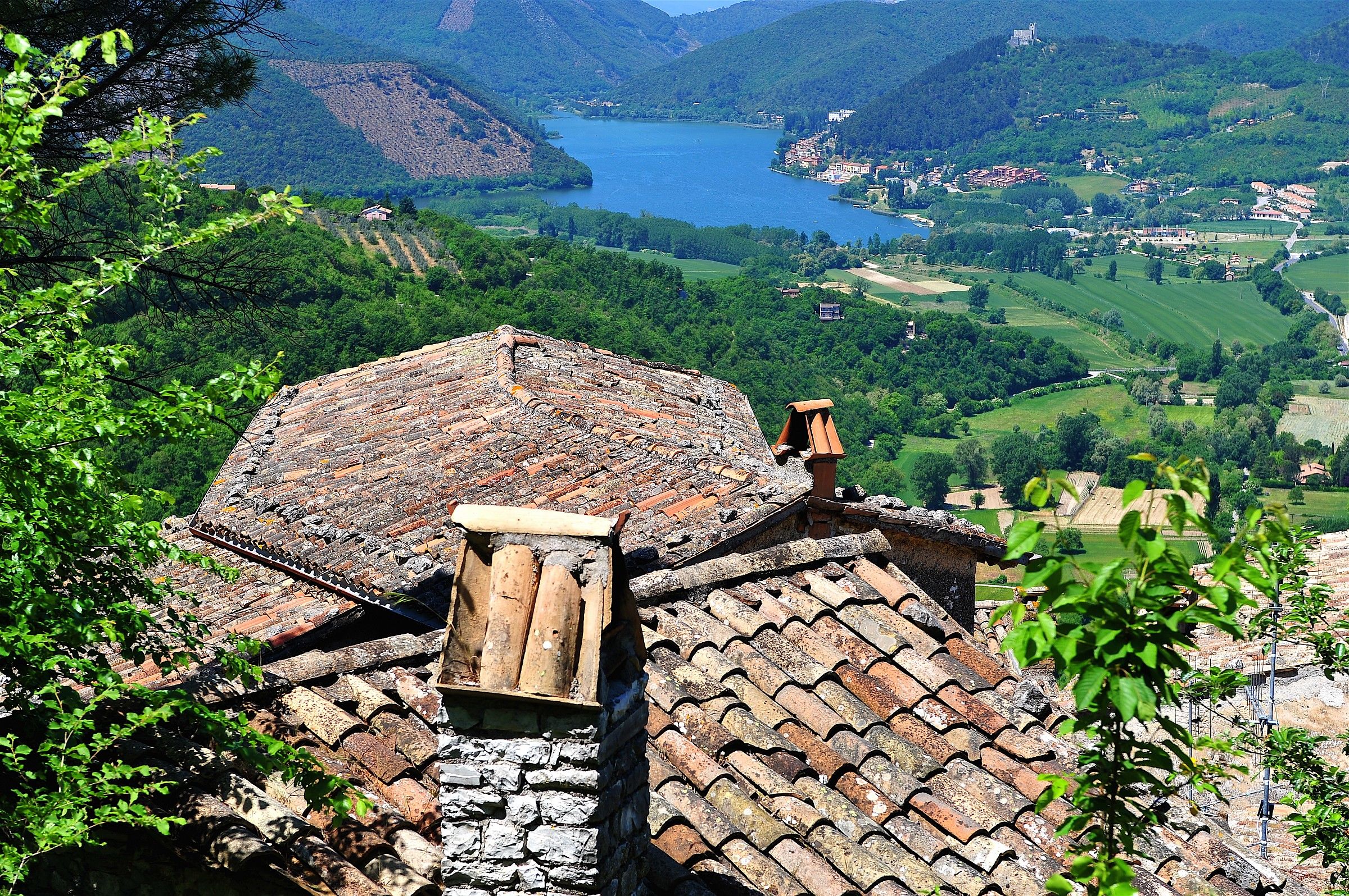 Piediluco visto da Labro (Rieti)