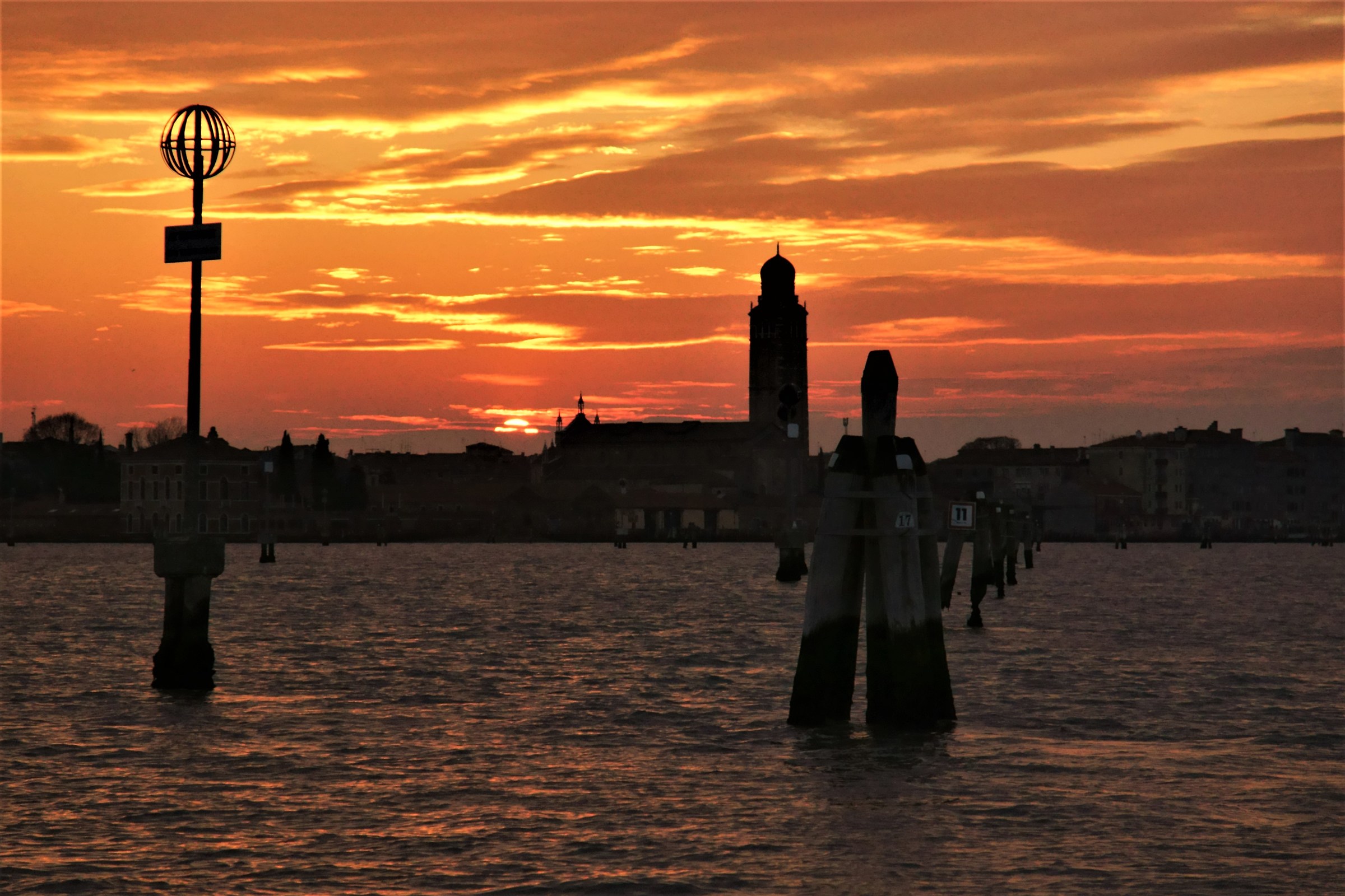 tramonto venezia