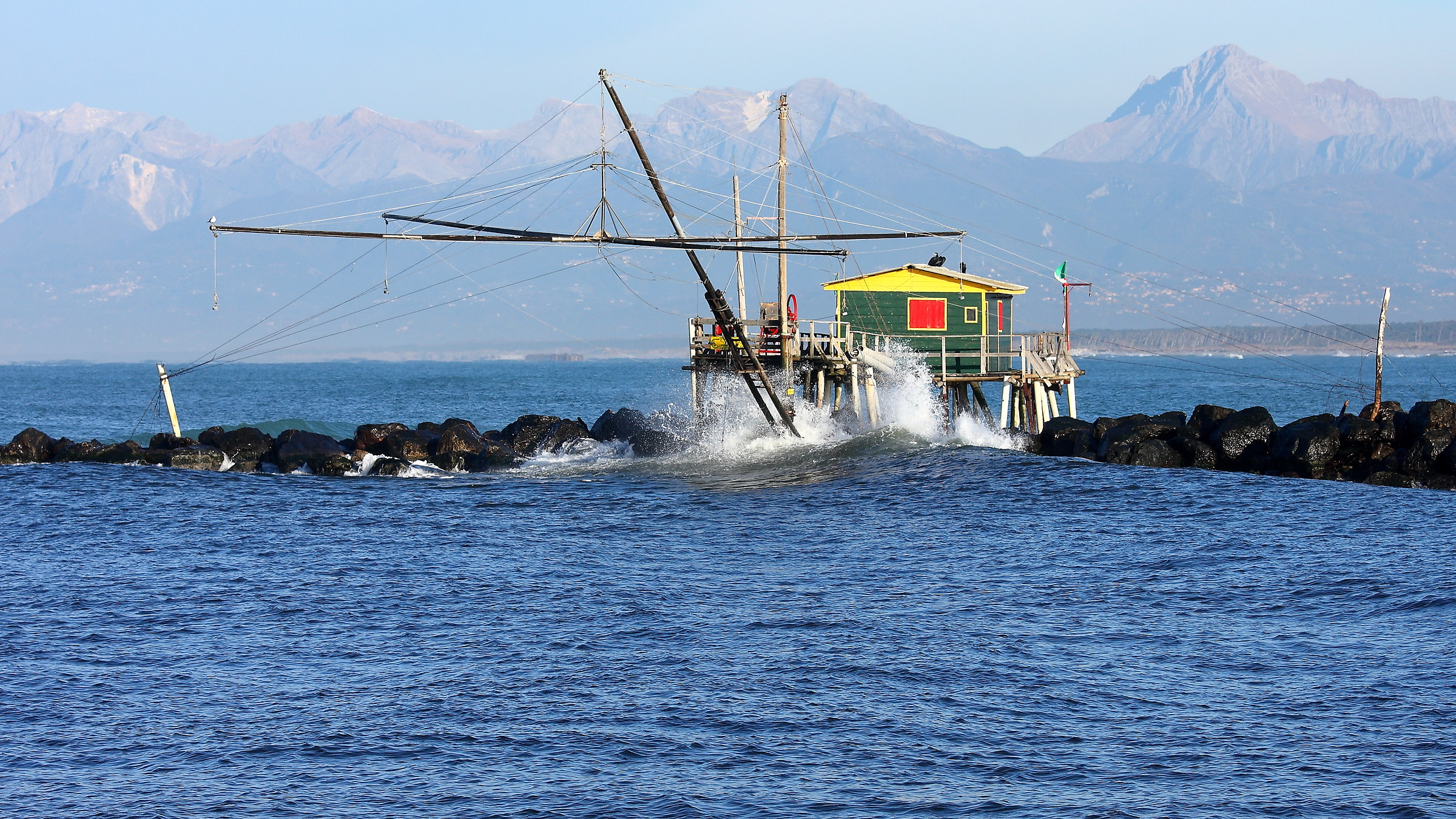 The challenge of the trabucco