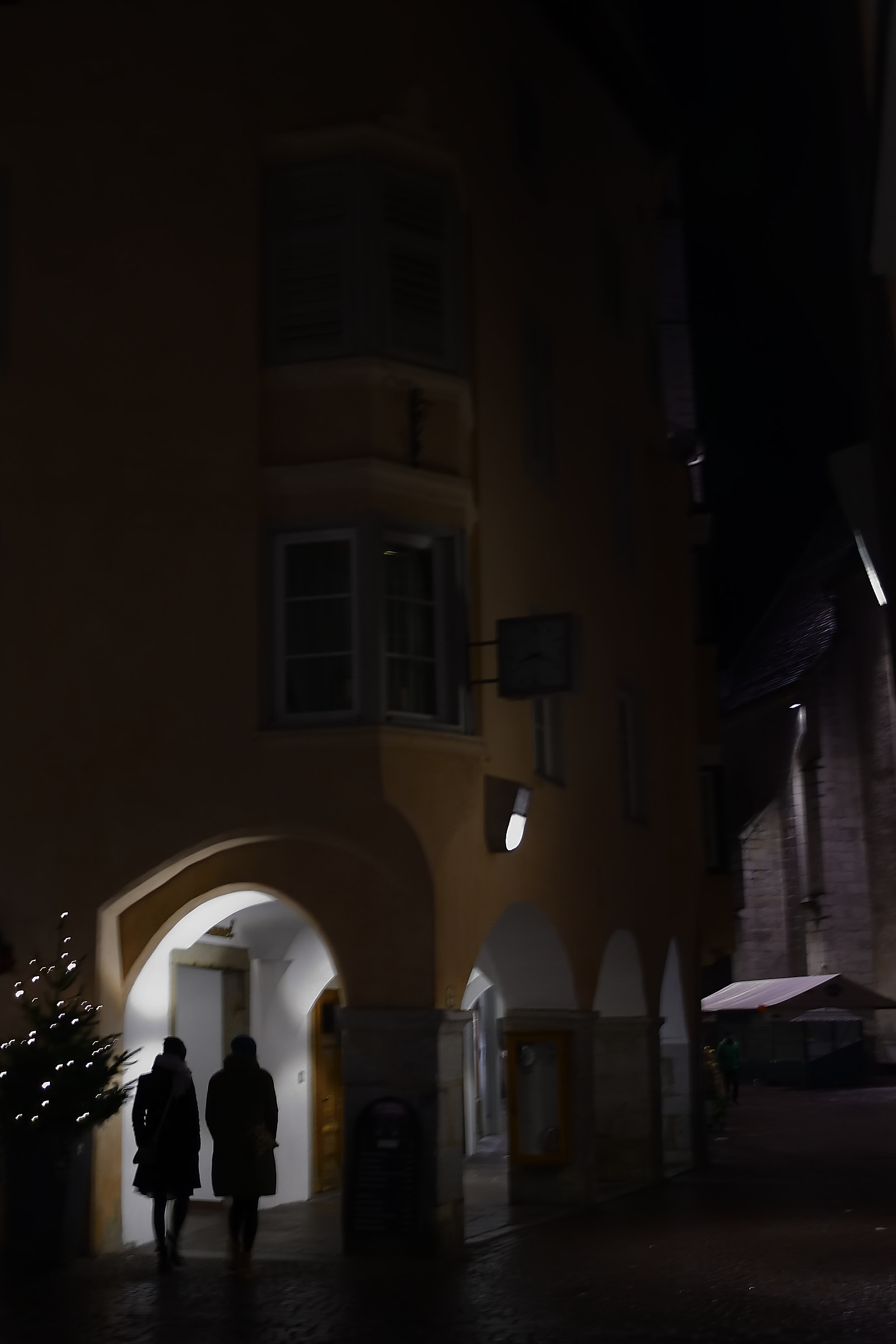 Bressanone, the last one turns off the light