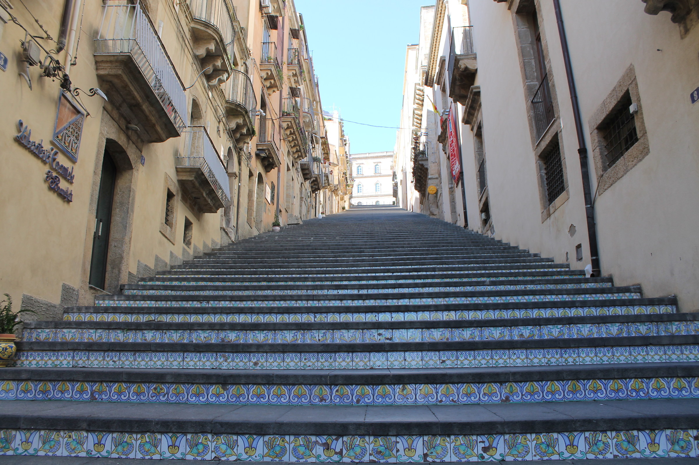 Santa Maria del Monte Caltagirone stairway